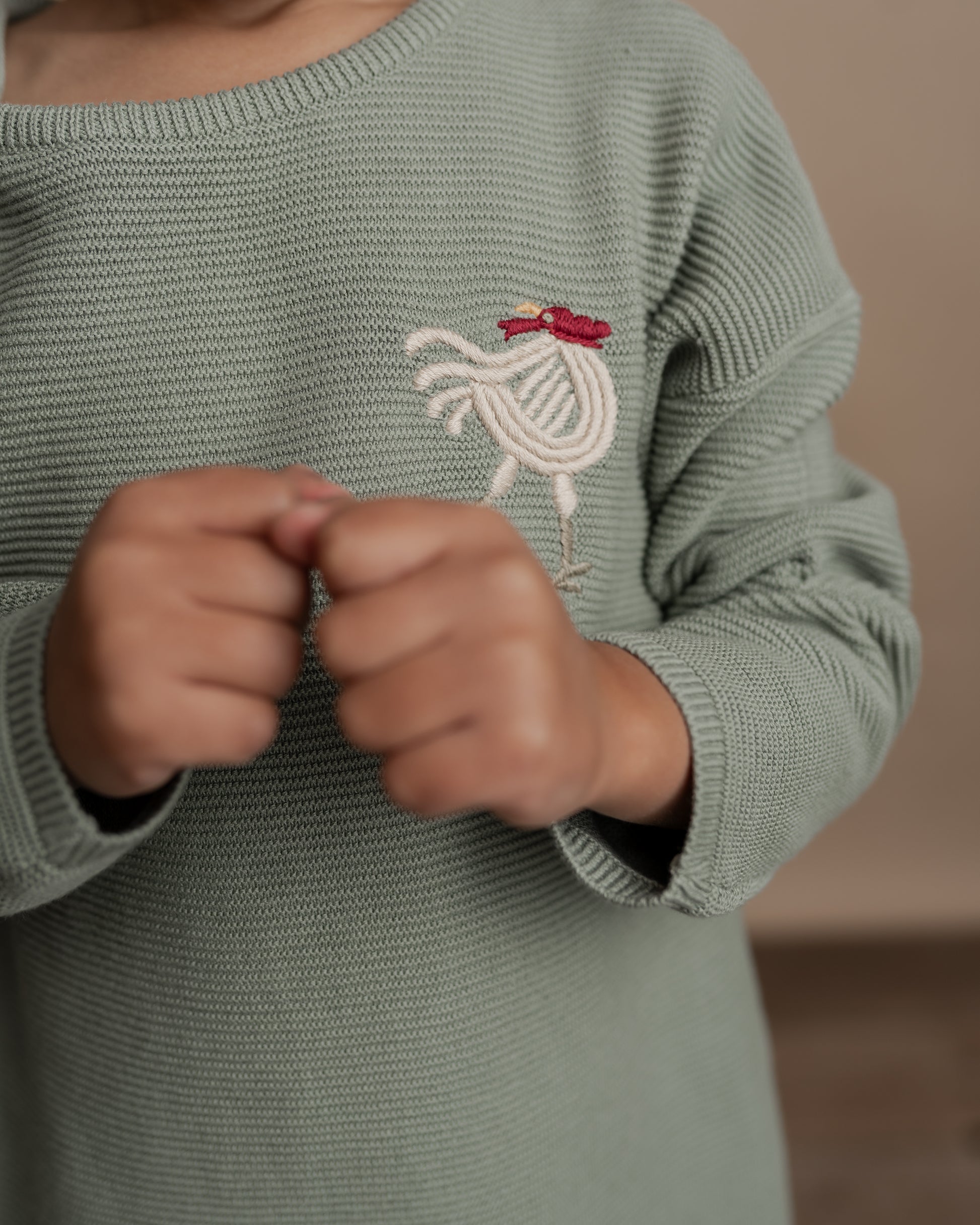 Hanevild Lauge sweater Blouses sage