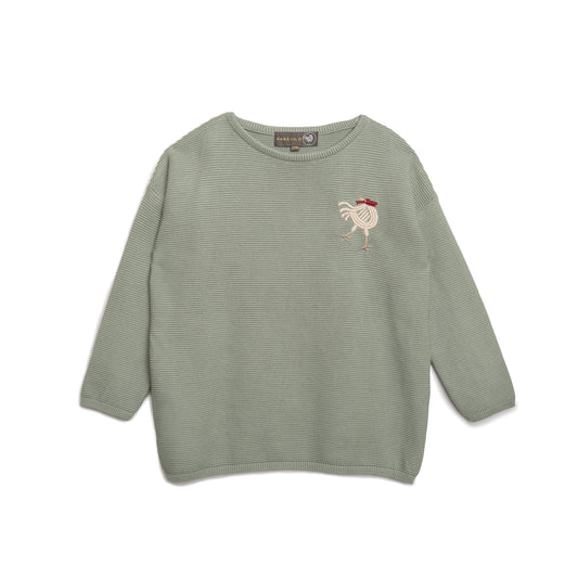 Hanevild Lauge sweater Blouses sage