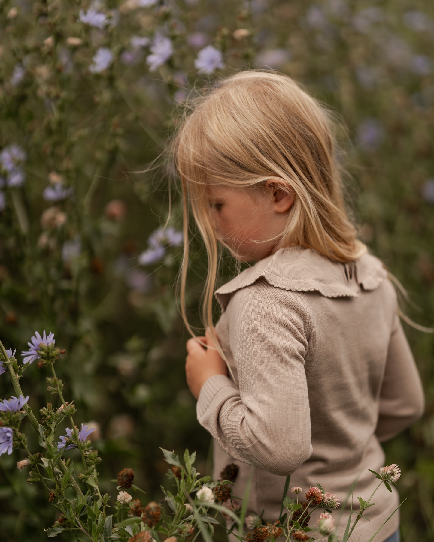 Hanevild Lea bluse, merinould Blouses