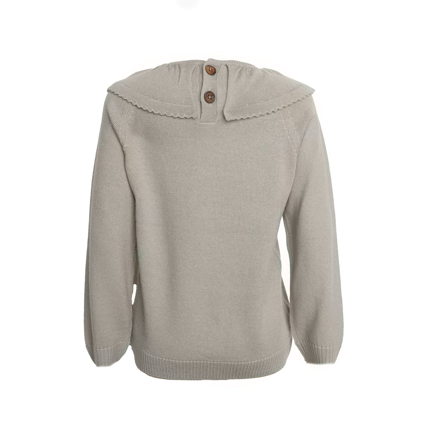 Hanevild Lea bluse, merinould Blouses cream oatmeal