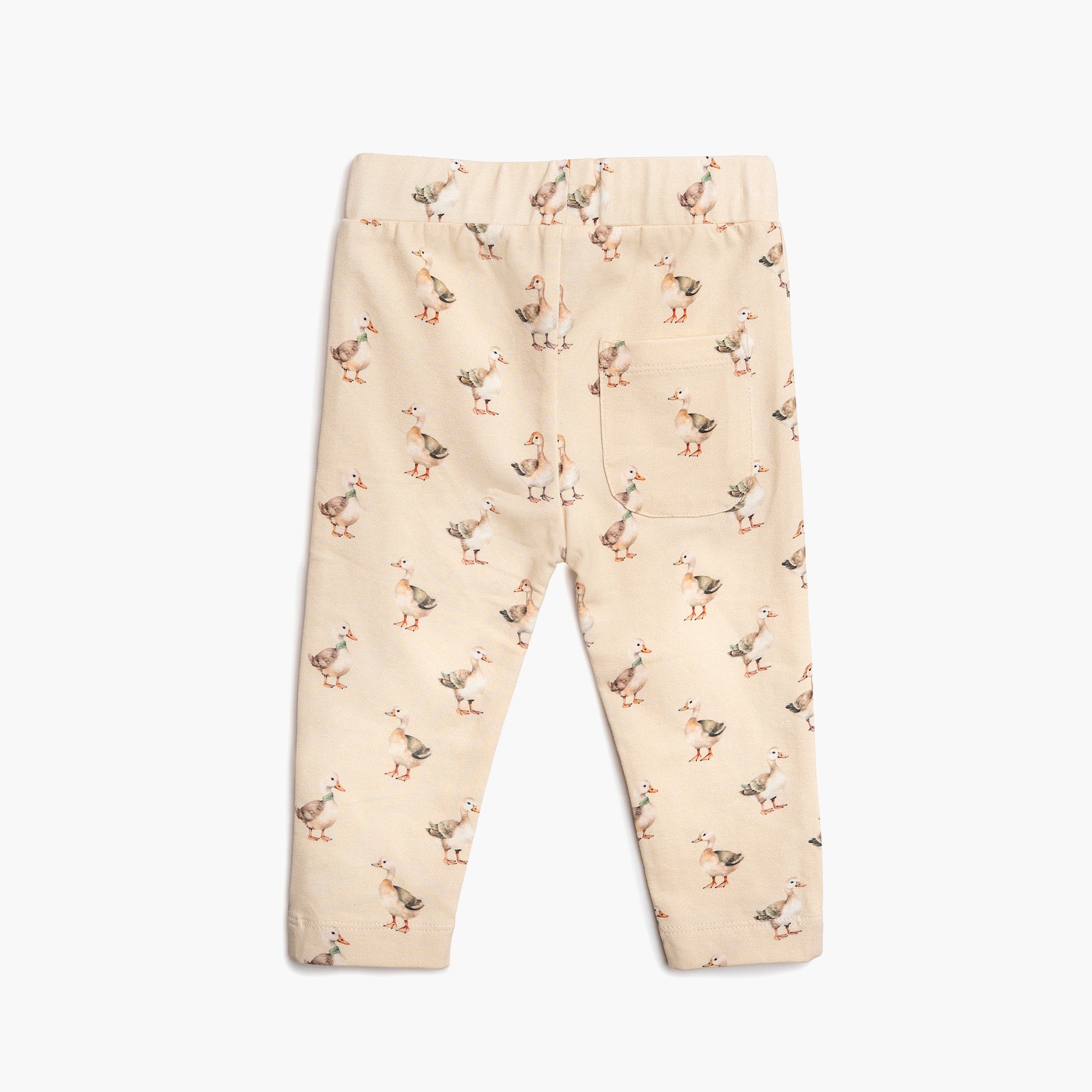 Hanevild Leggings med gåseprint - baby Pants Summer sand