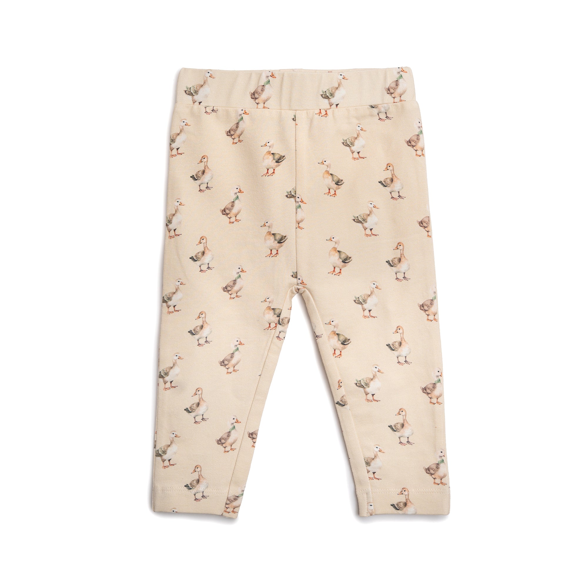 Hanevild Leggings med gåseprint - baby Pants Summer sand