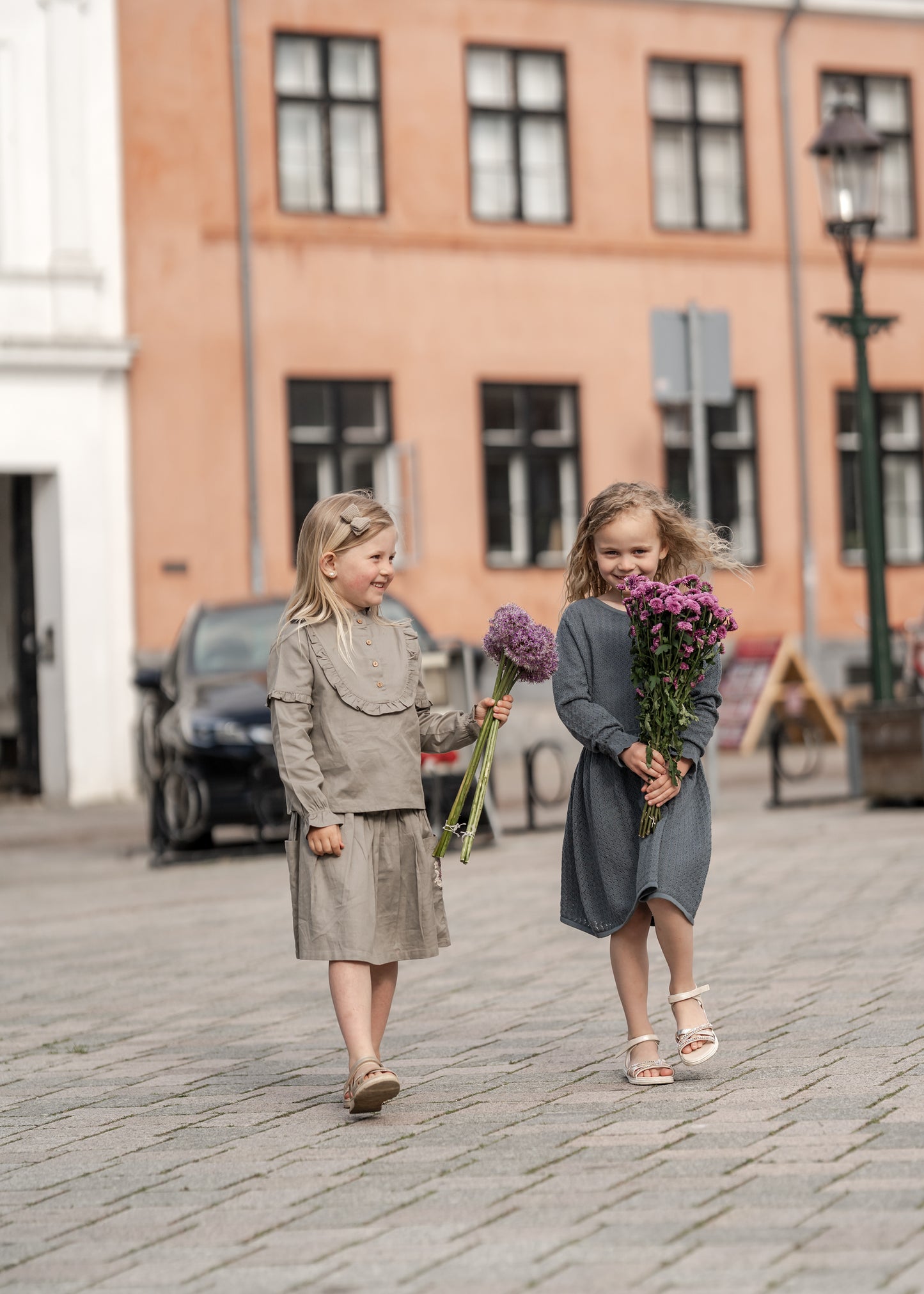 Hanevild Lise nederdel - nederdel til piger Skirts Grey, warm