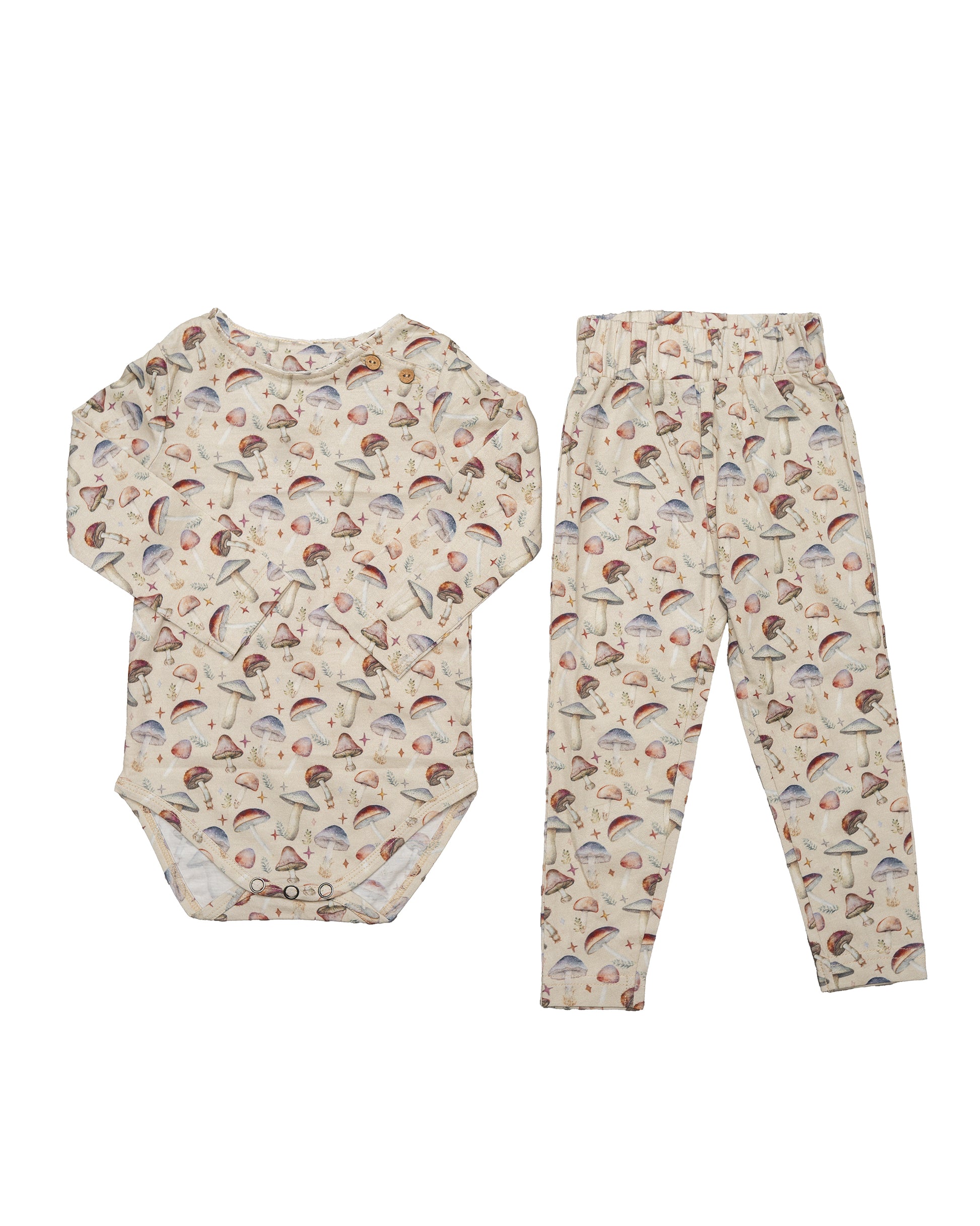 Hanevild Mushroom leggings, baby Pants Rainy