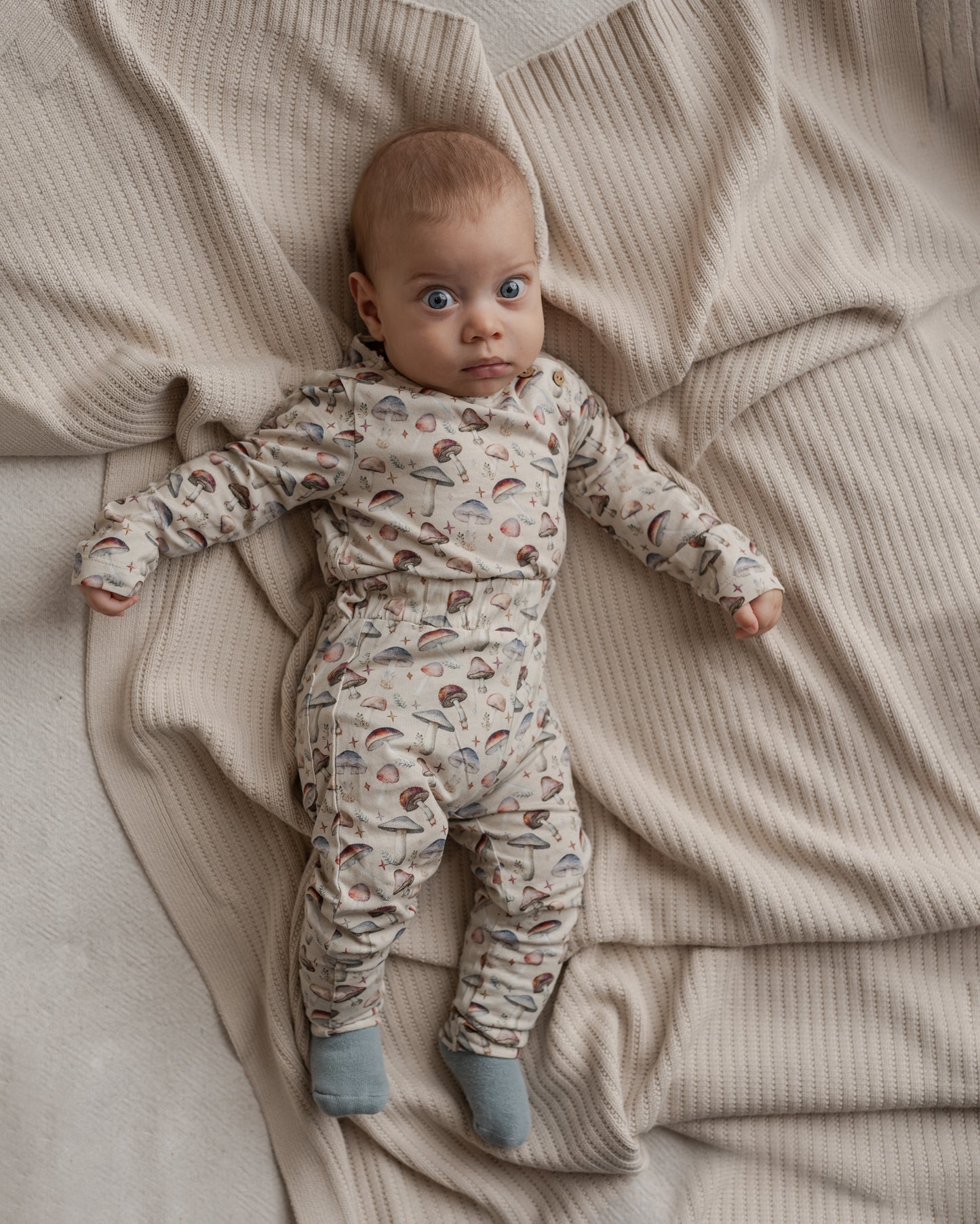Hanevild Mushroom leggings, baby Pants Rainy