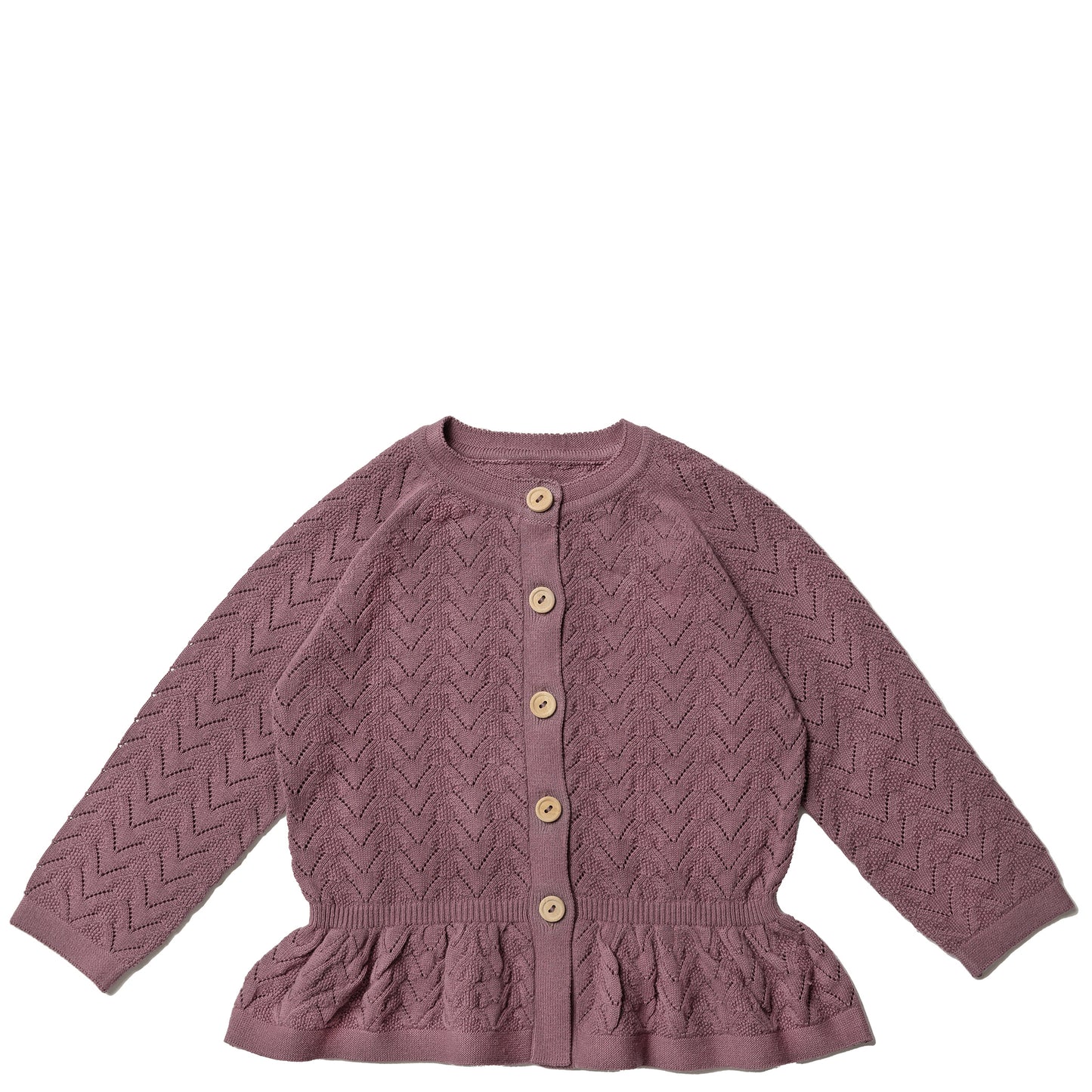 Hanevild Olivia cardigan Blouses Chrushed berry