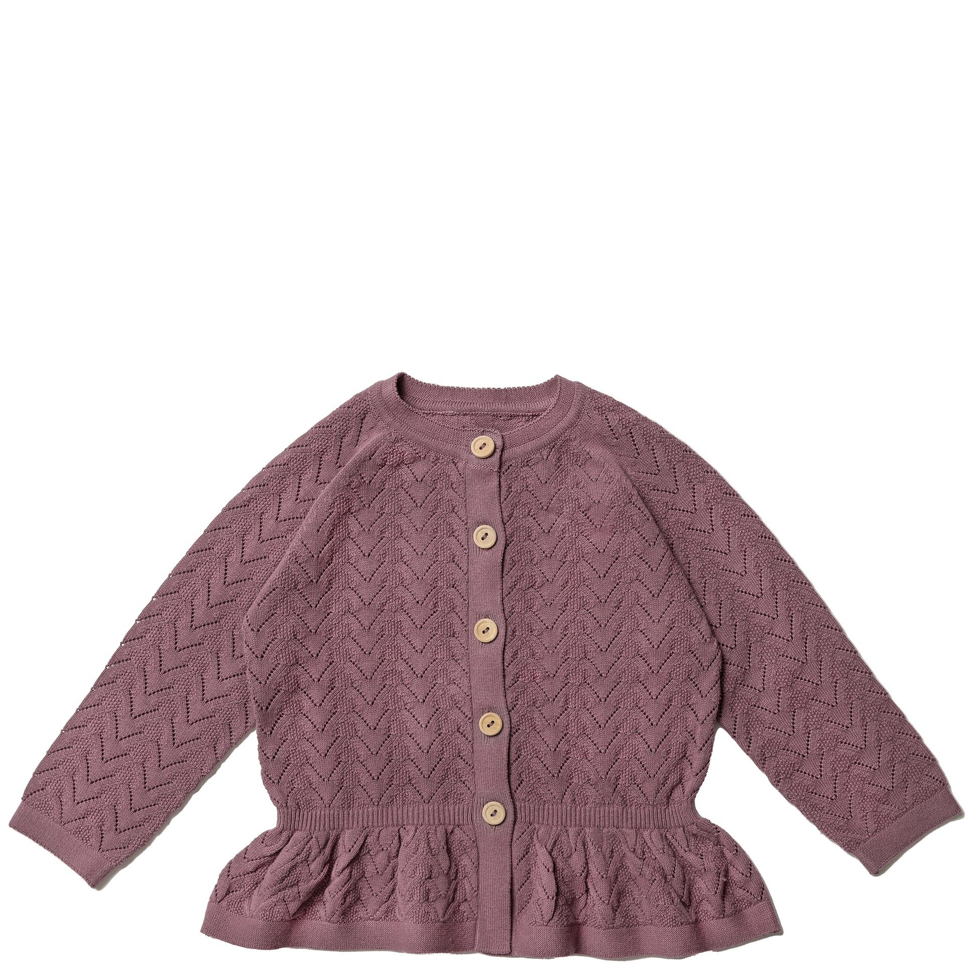 Hanevild Olivia cardigan Blouses Chrushed berry