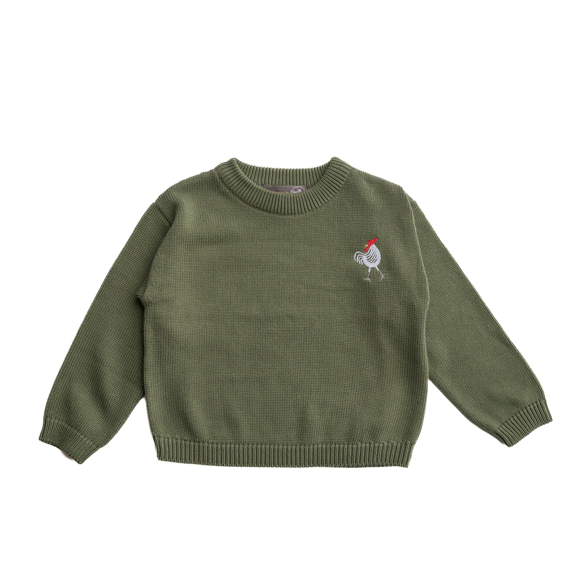 Hanevild Palle sweater - sweater til drenge Blouses Bronze green