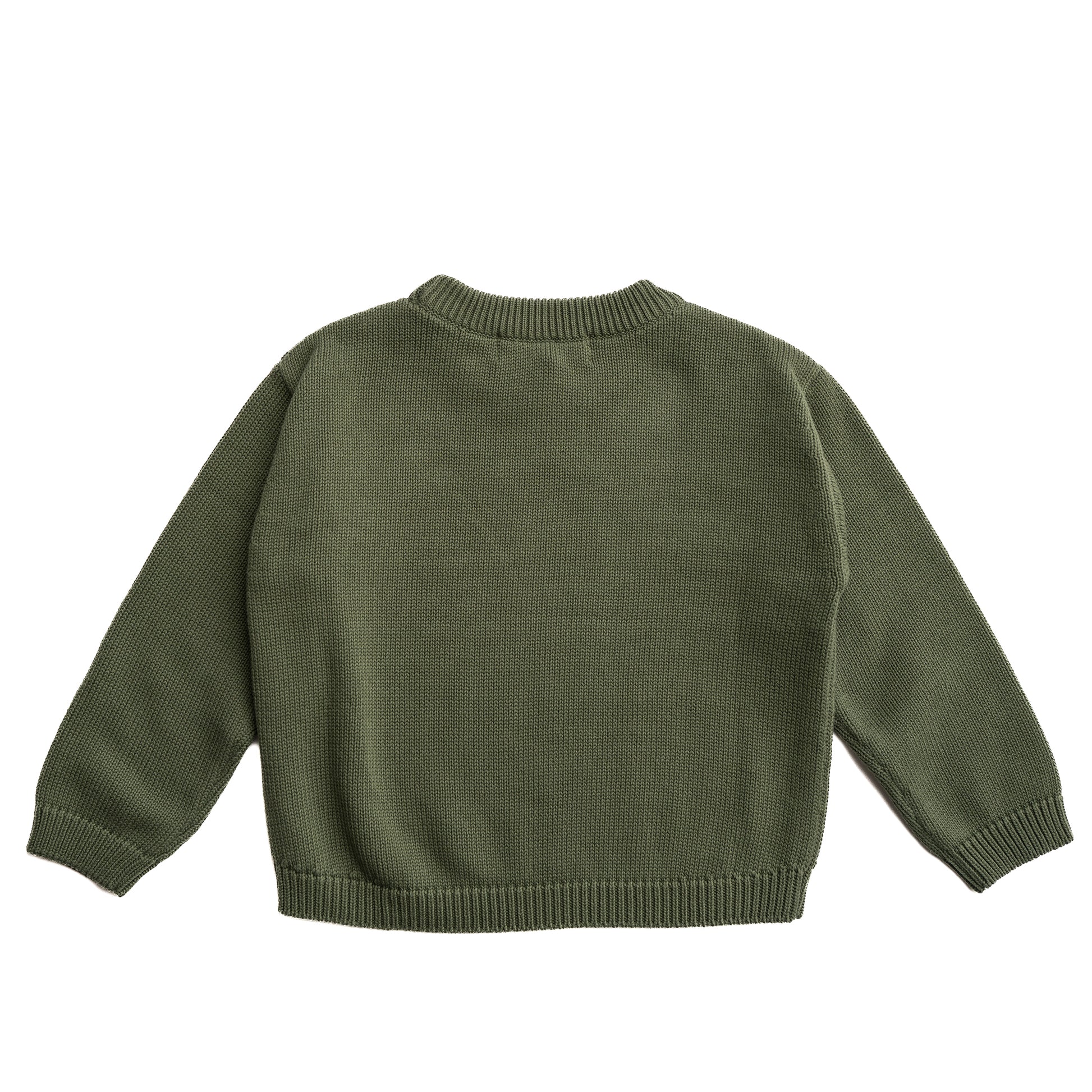 Hanevild Palle sweater - sweater til drenge Blouses Bronze green