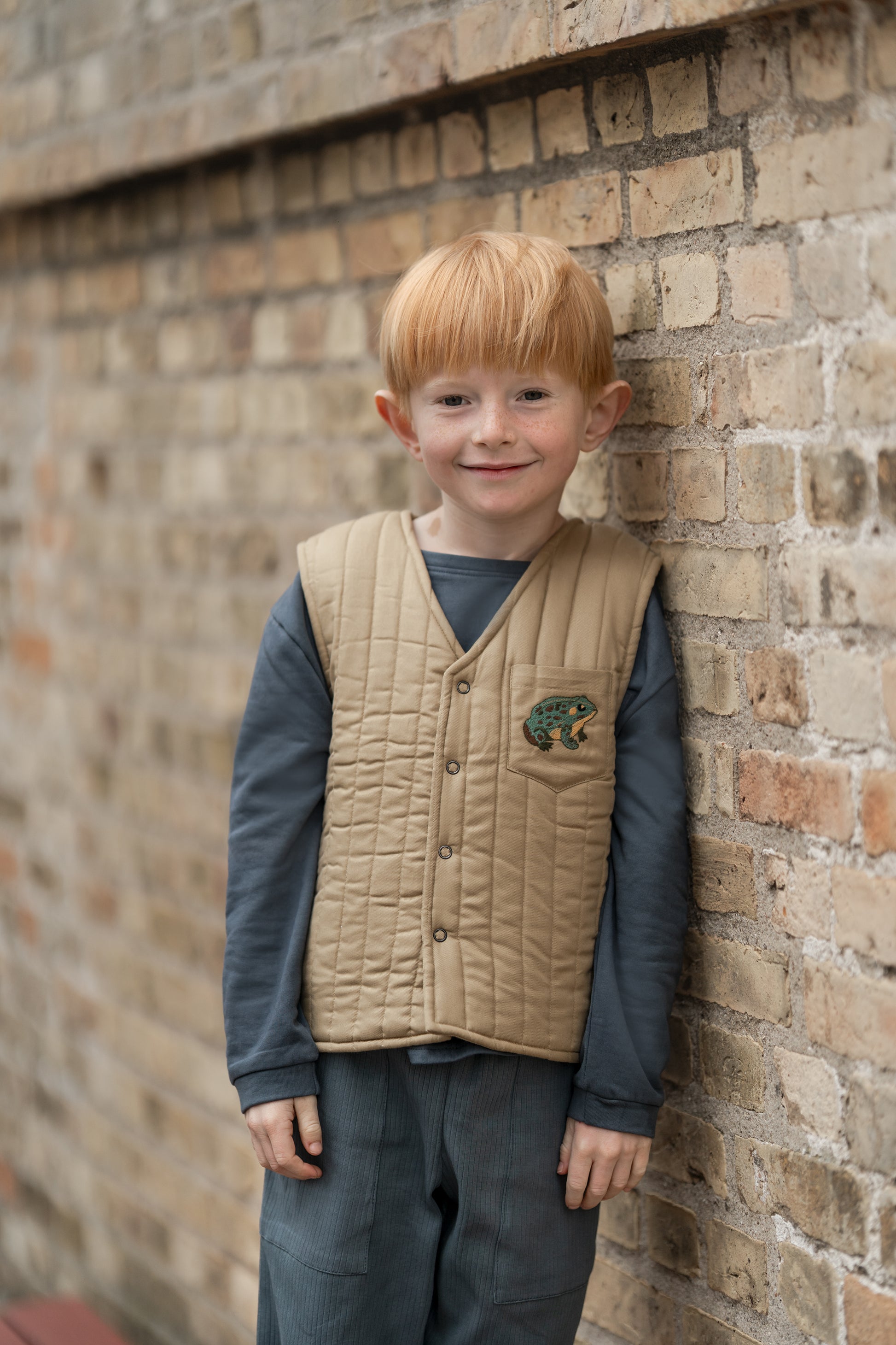 Hanevild Per vest Blouses Cream