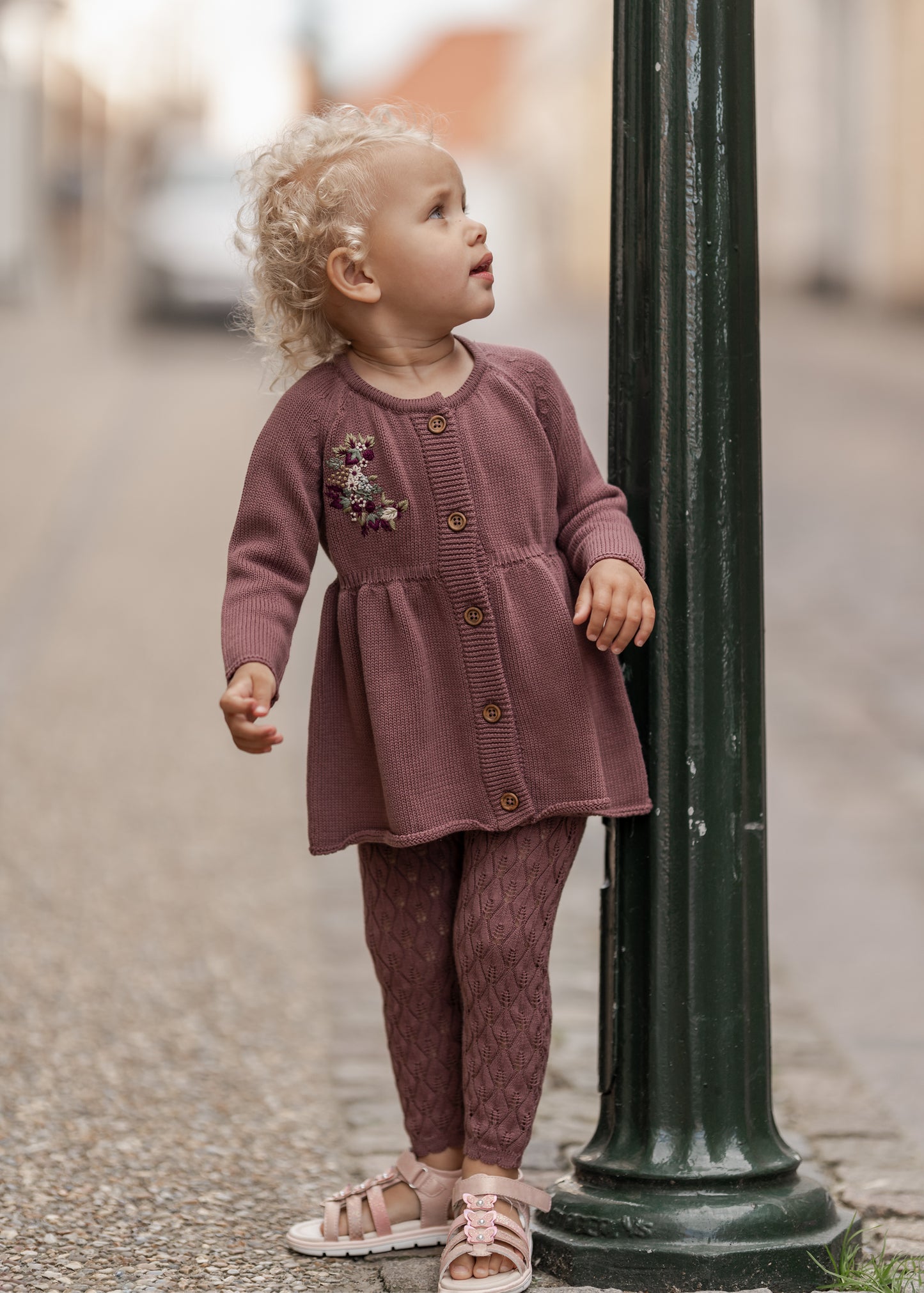 Hanevild Rosa bukser - leggings til børn Pants Rose taupe