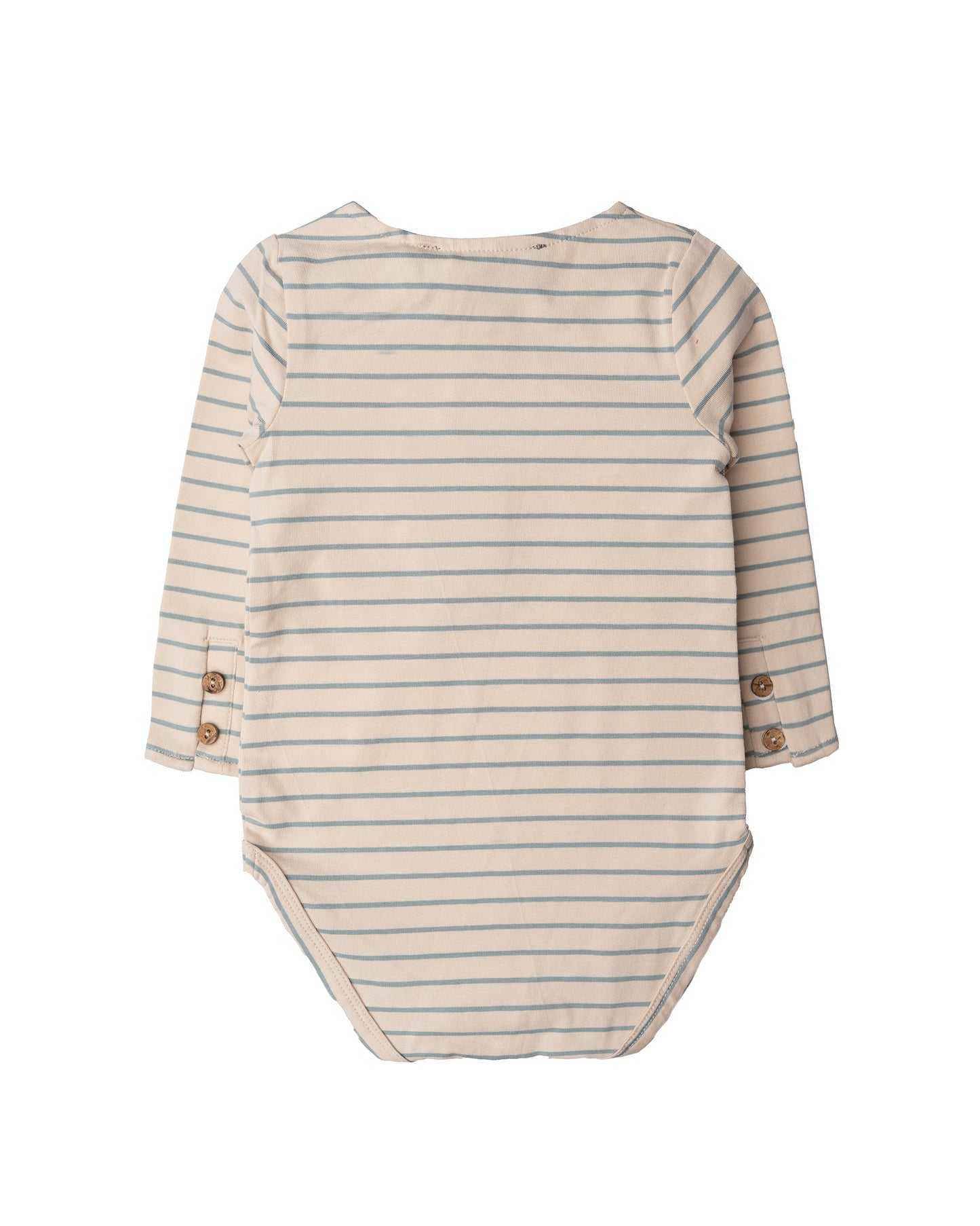 Hanevild Sara Body, bladprint Bodystocking blue stripe