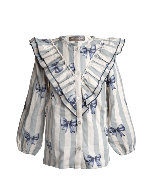 Hanevild Sløjfe bluse Blouses Rainy