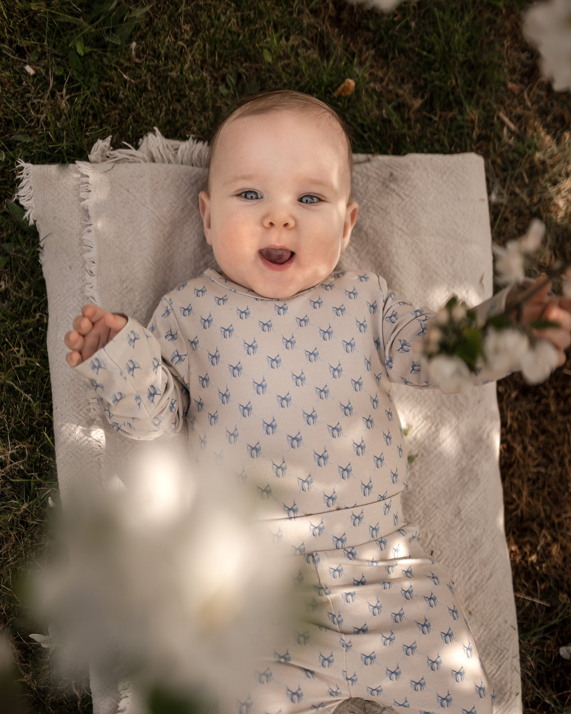 Hanevild Sløjfe bodystocking - til piger Bodystocking Summer sand