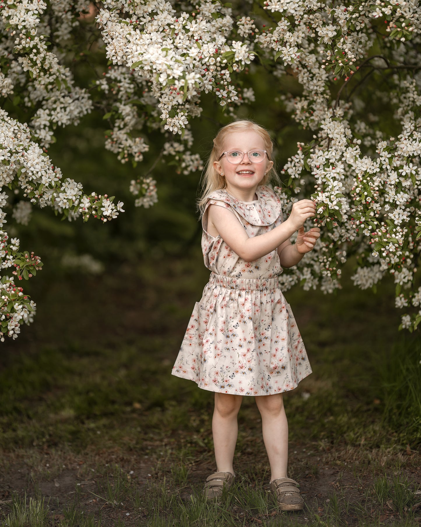 Hanevild Sommer t-shirt til piger T-shirts Summer sand