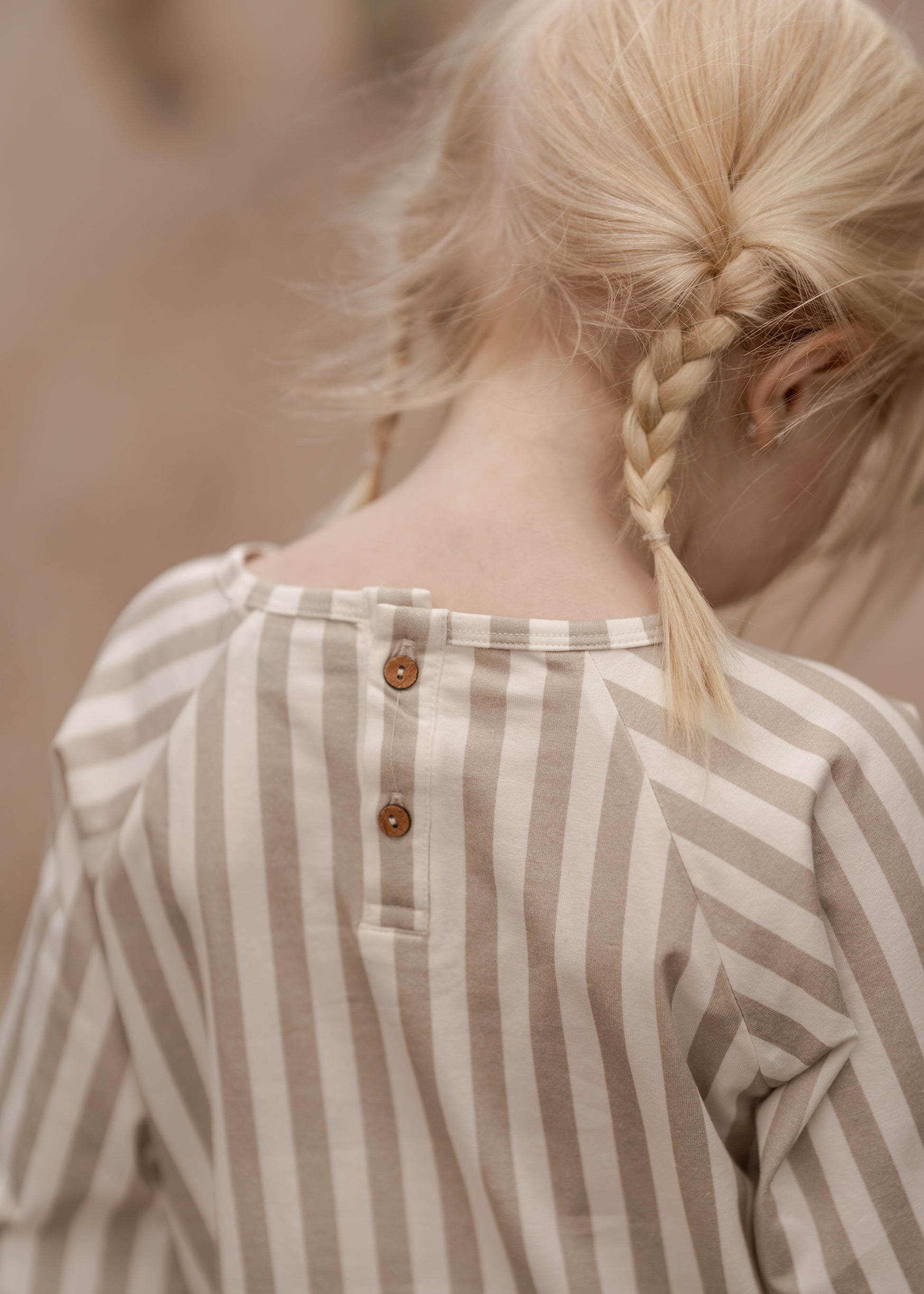 Hanevild Stribet bluse, piger Blouses Summer sand