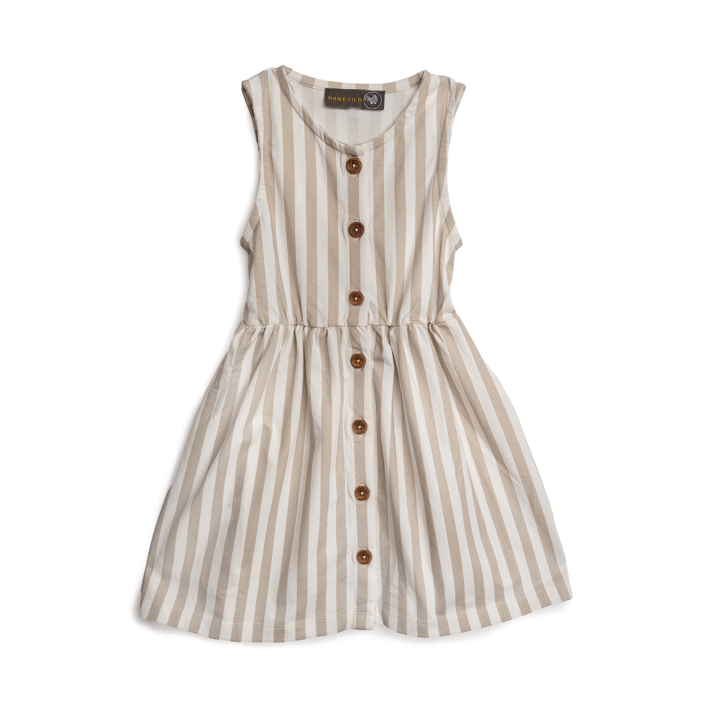 Hanevild Stribet kjole Dresses Summer sand
