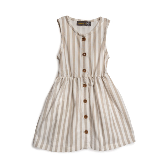Hanevild Stribet kjole Dresses Summer sand