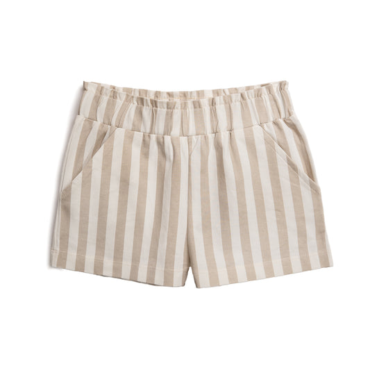 Hanevild Stribet shorts - pige Pants Summer sand
