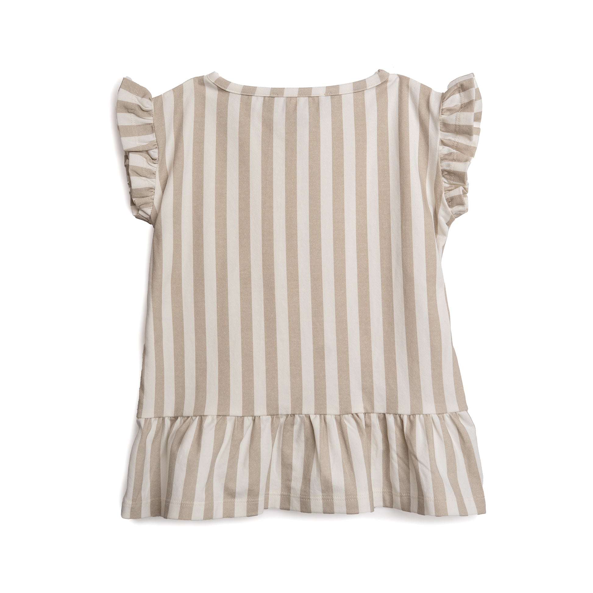 Hanevild Stribet top T-shirts Summer sand