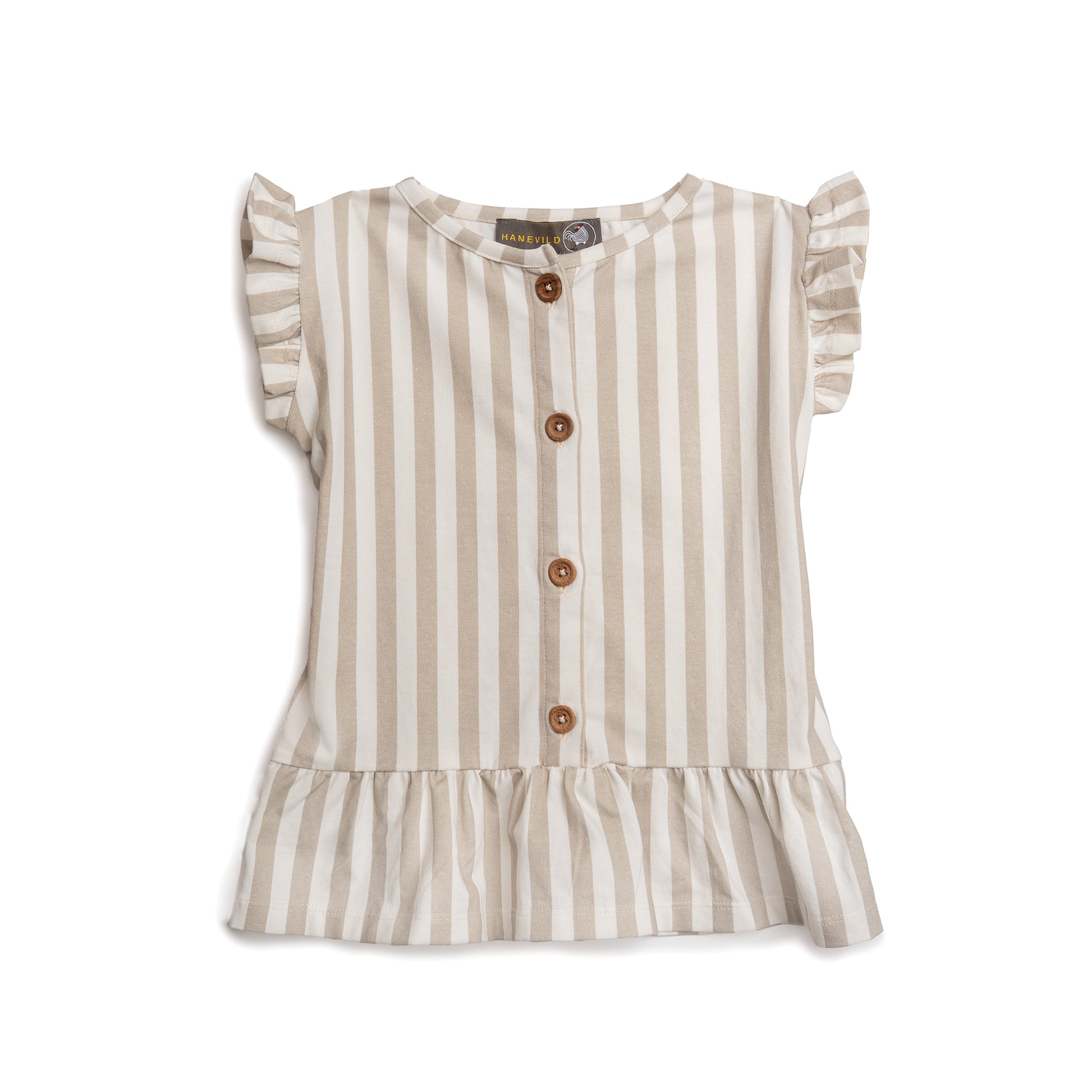 Hanevild Stribet top T-shirts Summer sand