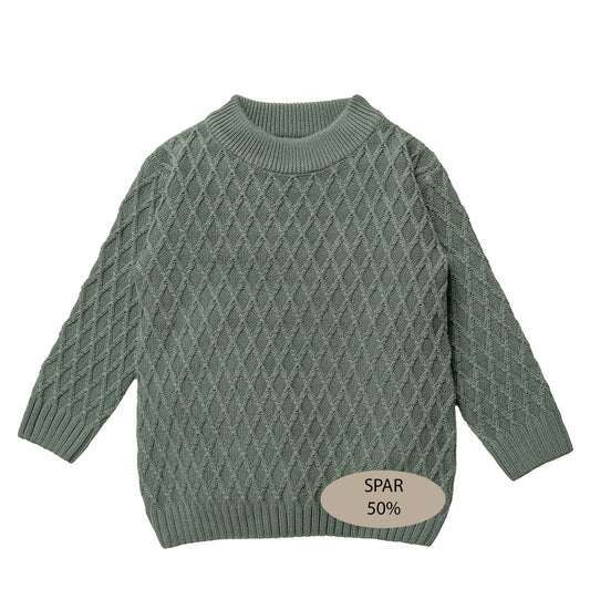 Hanevild Strikket bluse, Theodor  Forrest green