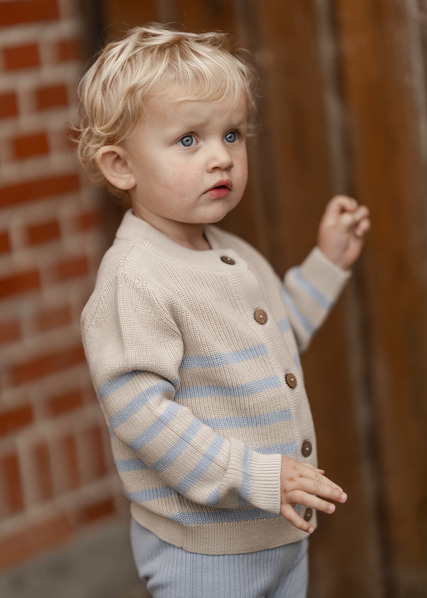 Hanevild Sune cardigan Blouses Kentucky blue