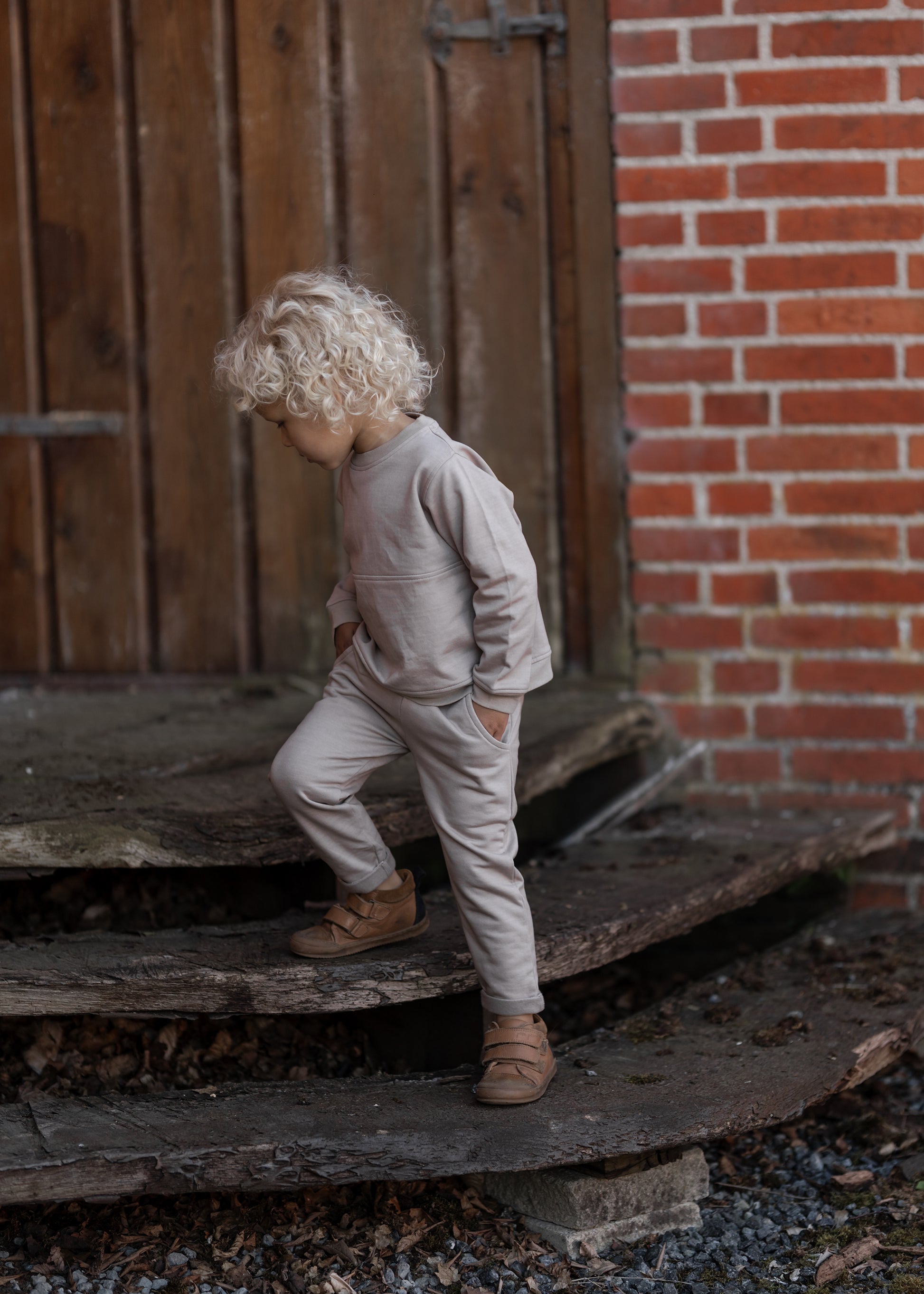 Hanevild Sweatpants - Malthe Pants island fossil