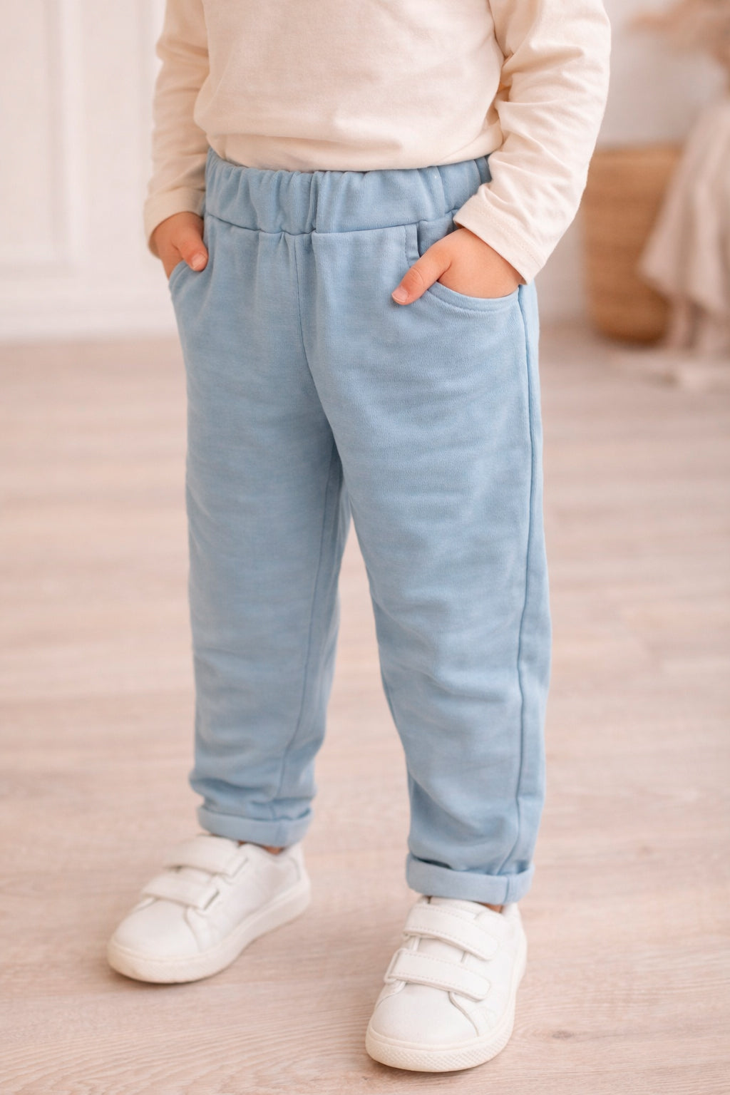 Hanevild Sweatpants - Passer til blomster og Harald sweater Pants Kentucky blue