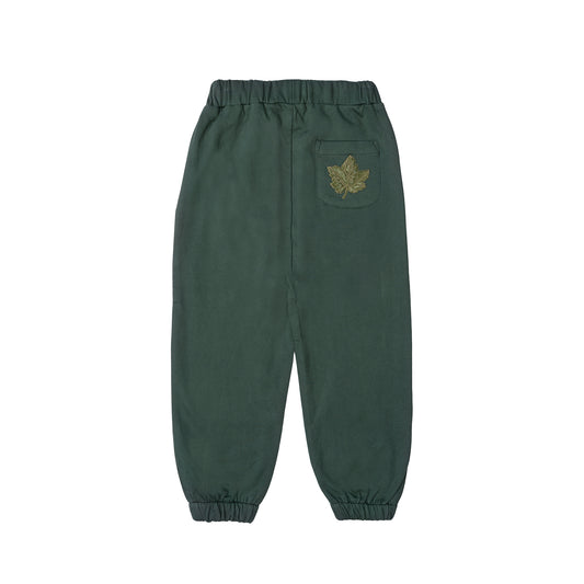 Hanevild Sweatpants leaf Pants Green gables