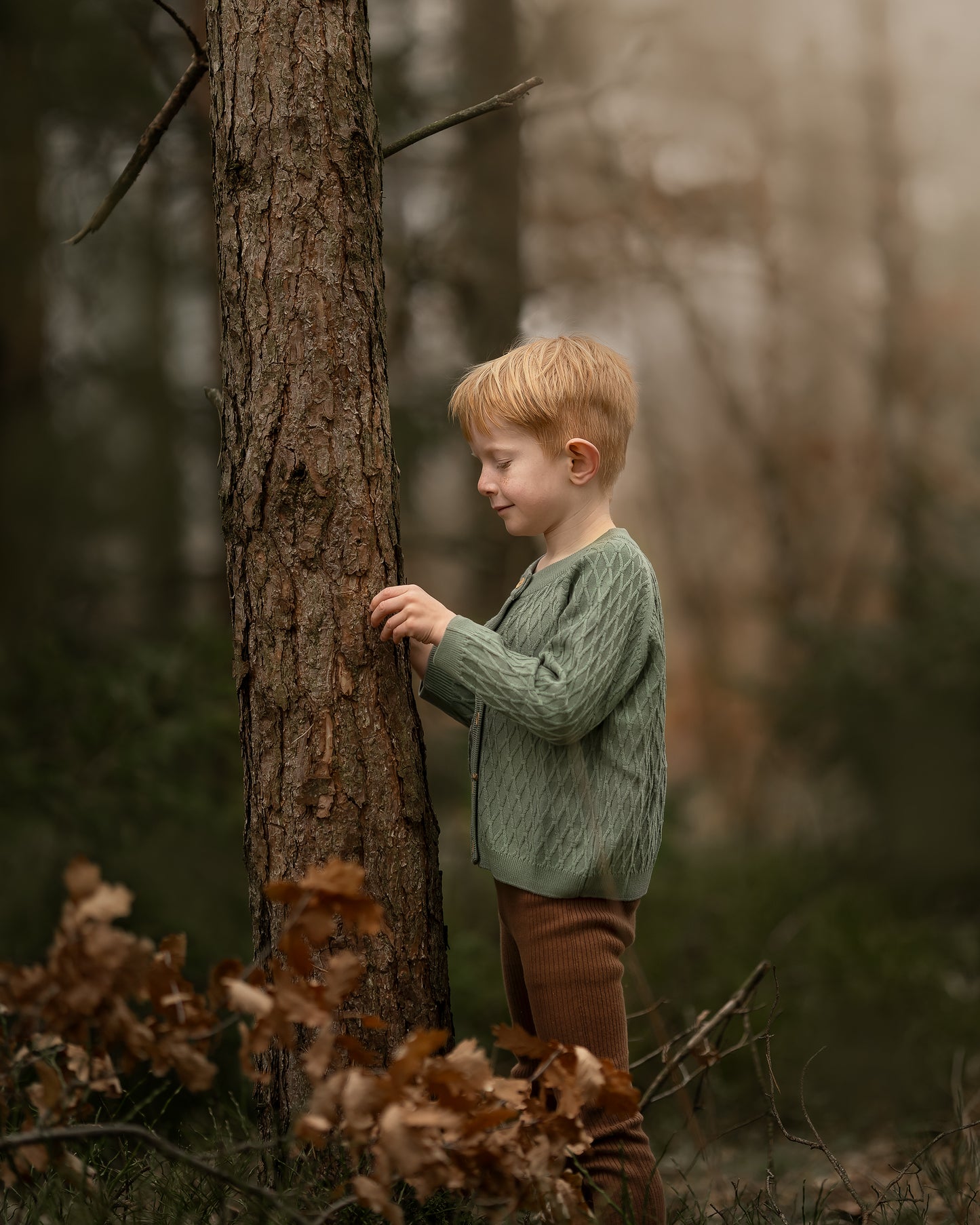 Hanevild Theo cardigan, sage 30% Blouses sage