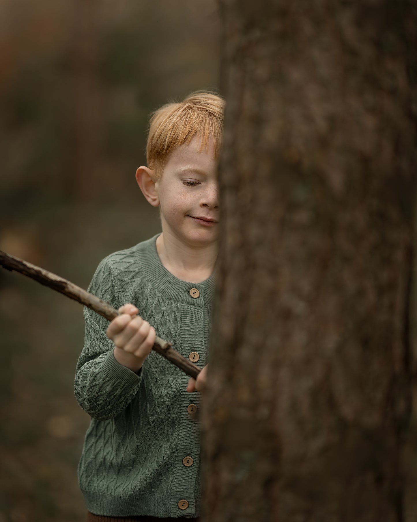 Hanevild Theo cardigan, sage 30% Blouses sage