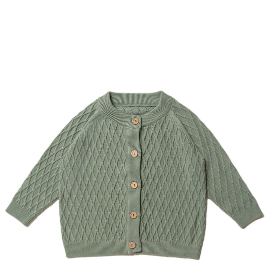 Hanevild Theo cardigan, sage 30% Blouses sage