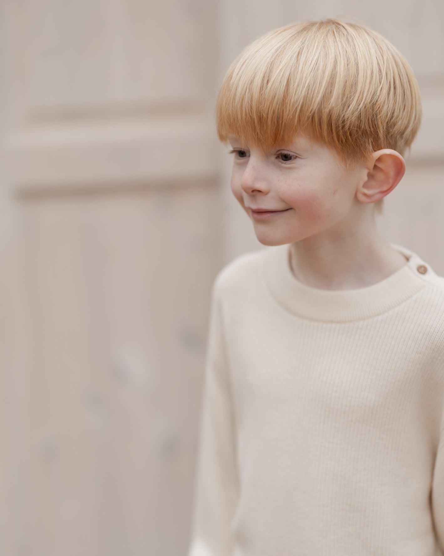 Hanevild Theodor sweater Blouses Ivory