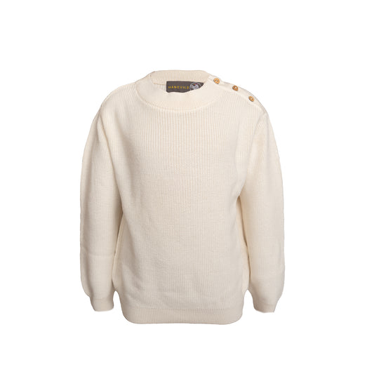 Hanevild Theodor sweater Blouses Ivory