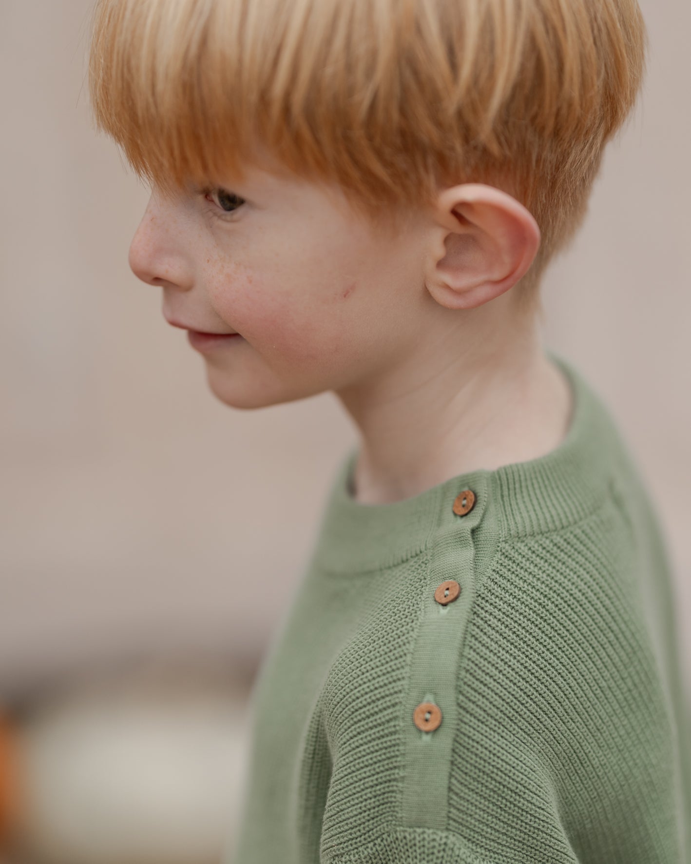 Hanevild Theodor sweater Blouses Shale green