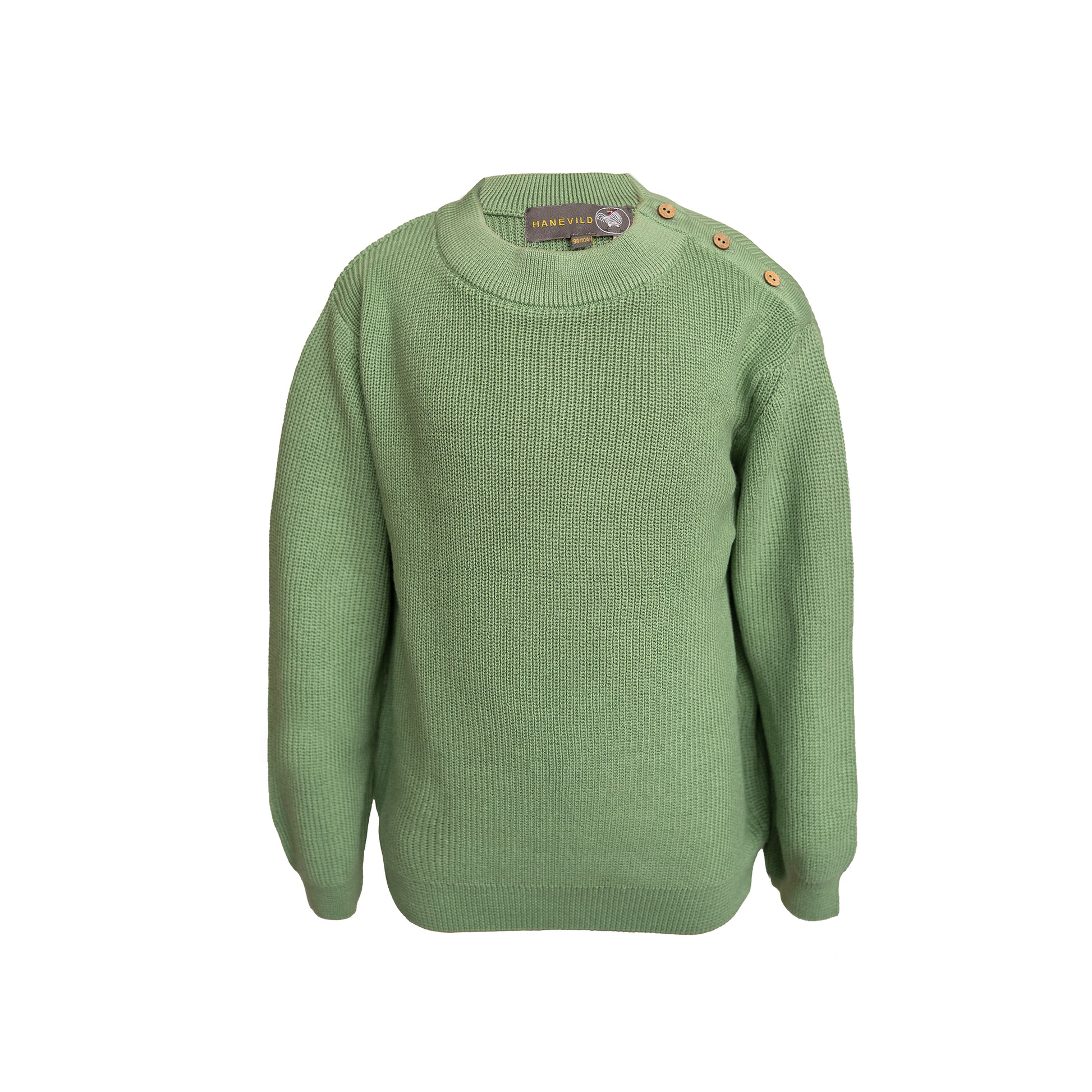 Hanevild Theodor sweater Blouses Shale green