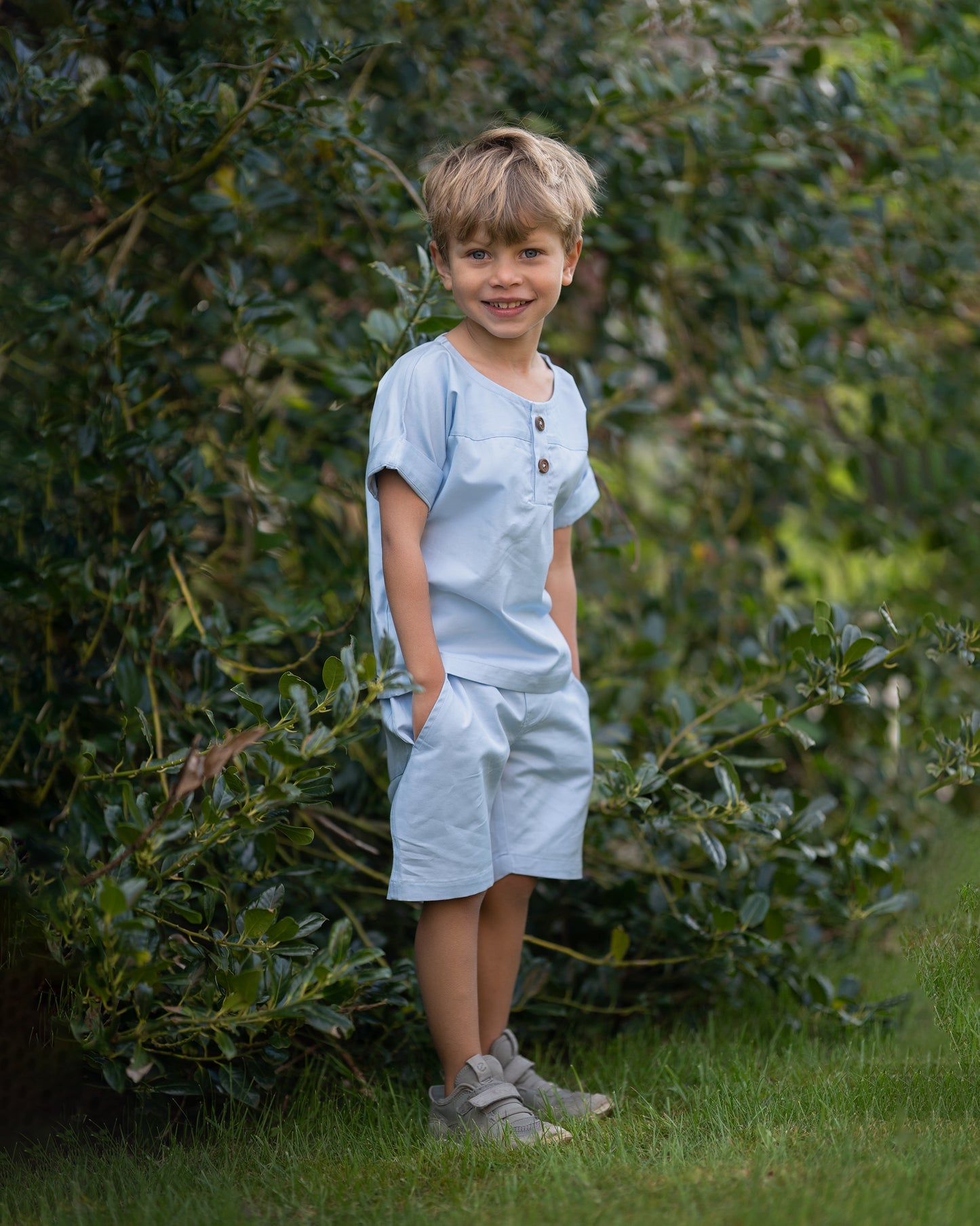 Hanevild Thøger shorts Pants Kentucky blue