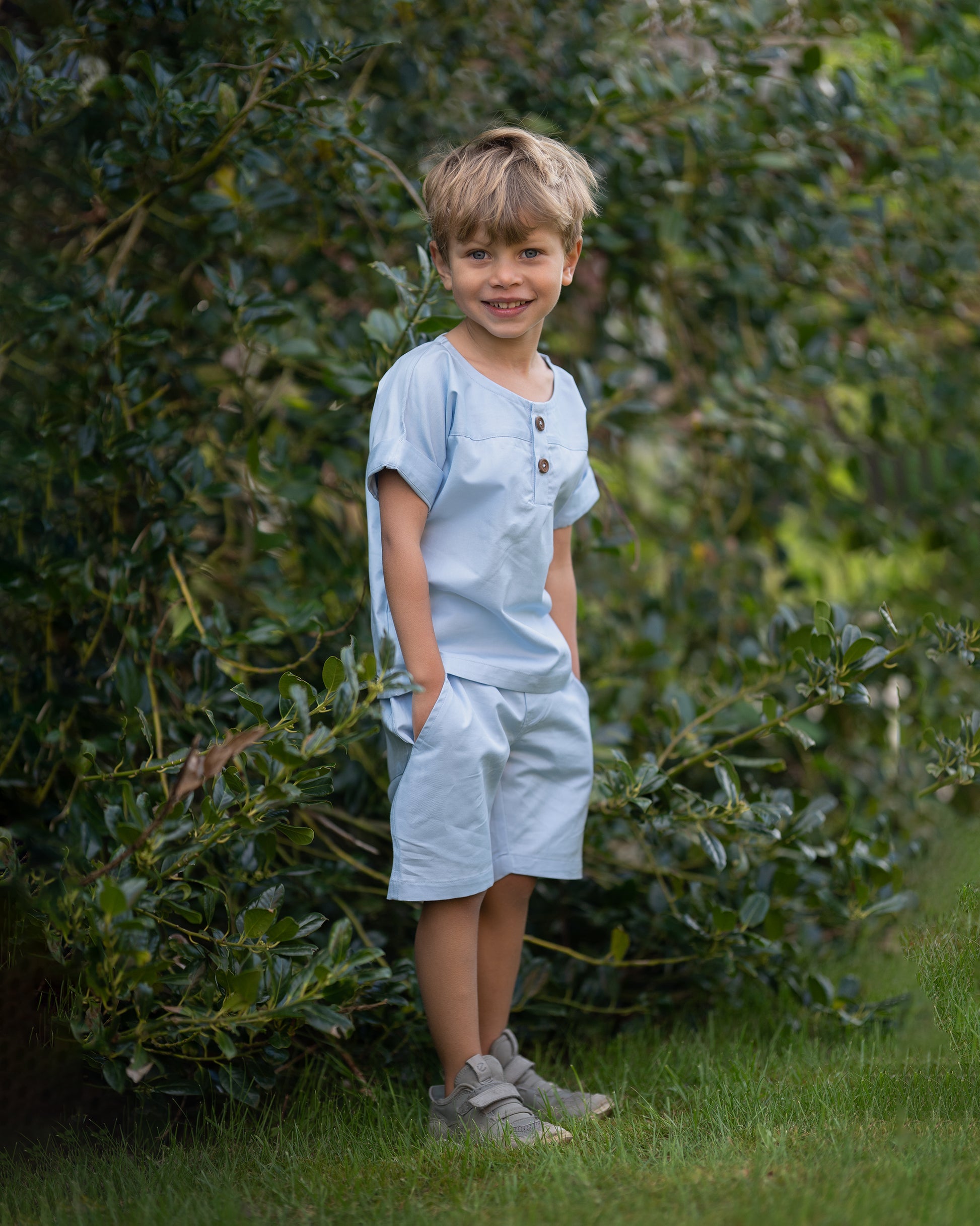 Hanevild Thøger shorts Pants Kentucky blue