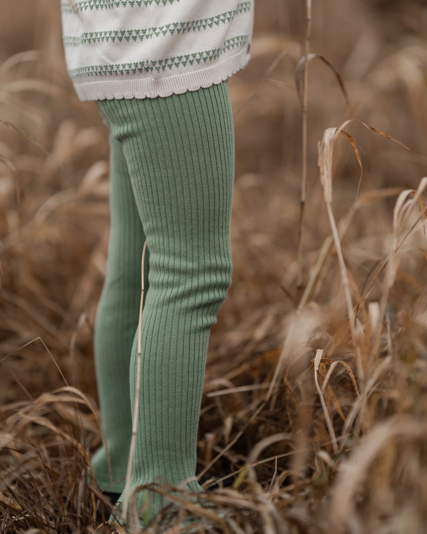 Hanevild Tilde busker Pants Shale green