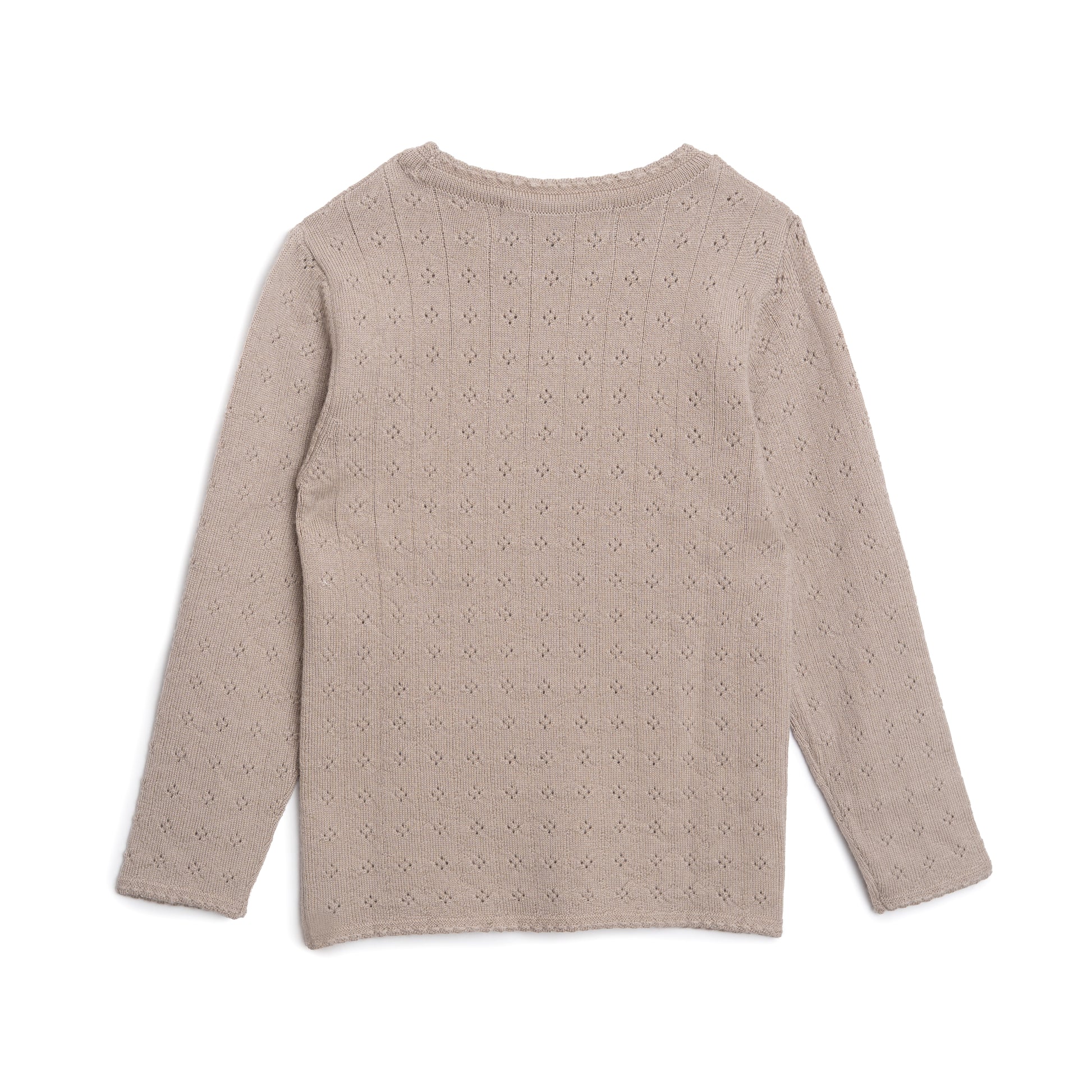 Hanevild Tynd merinoulds bluse Blouses sand, merino wool