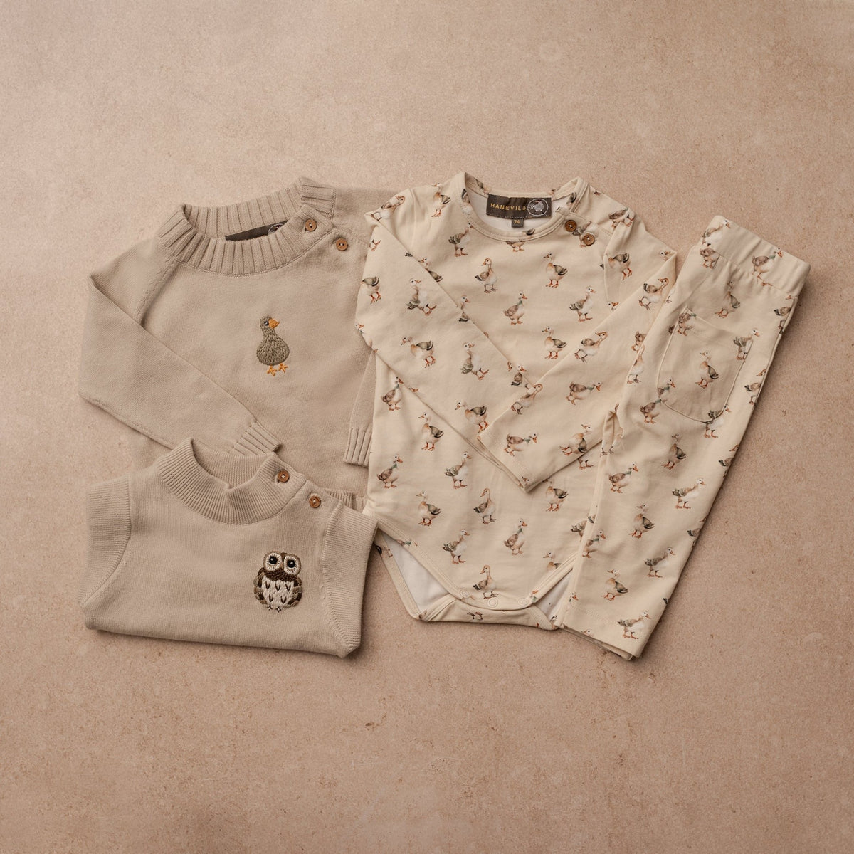 Arthur vest - baby - Summer sand - Hanevild