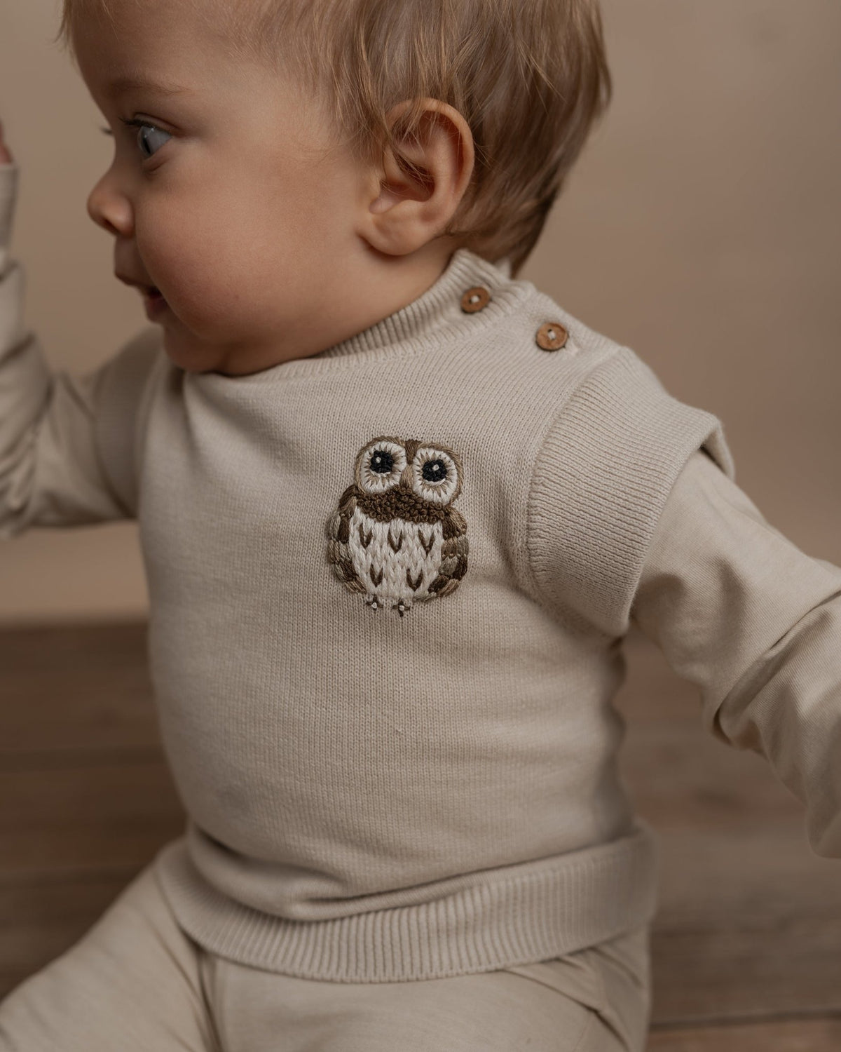 Arthur vest - baby - Summer sand - Hanevild