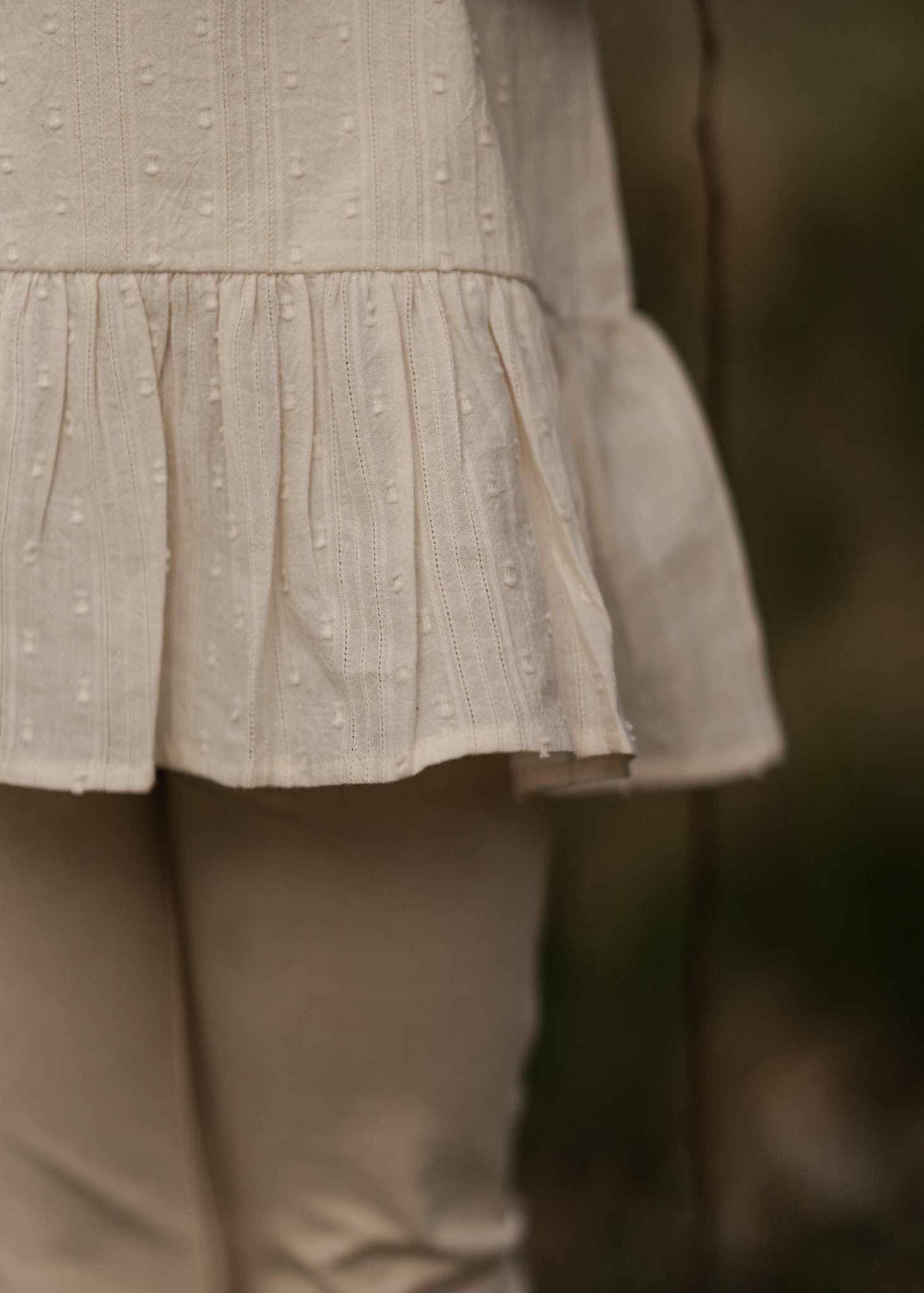 Hanevild Birgit bluse - til piger Blouses Cream