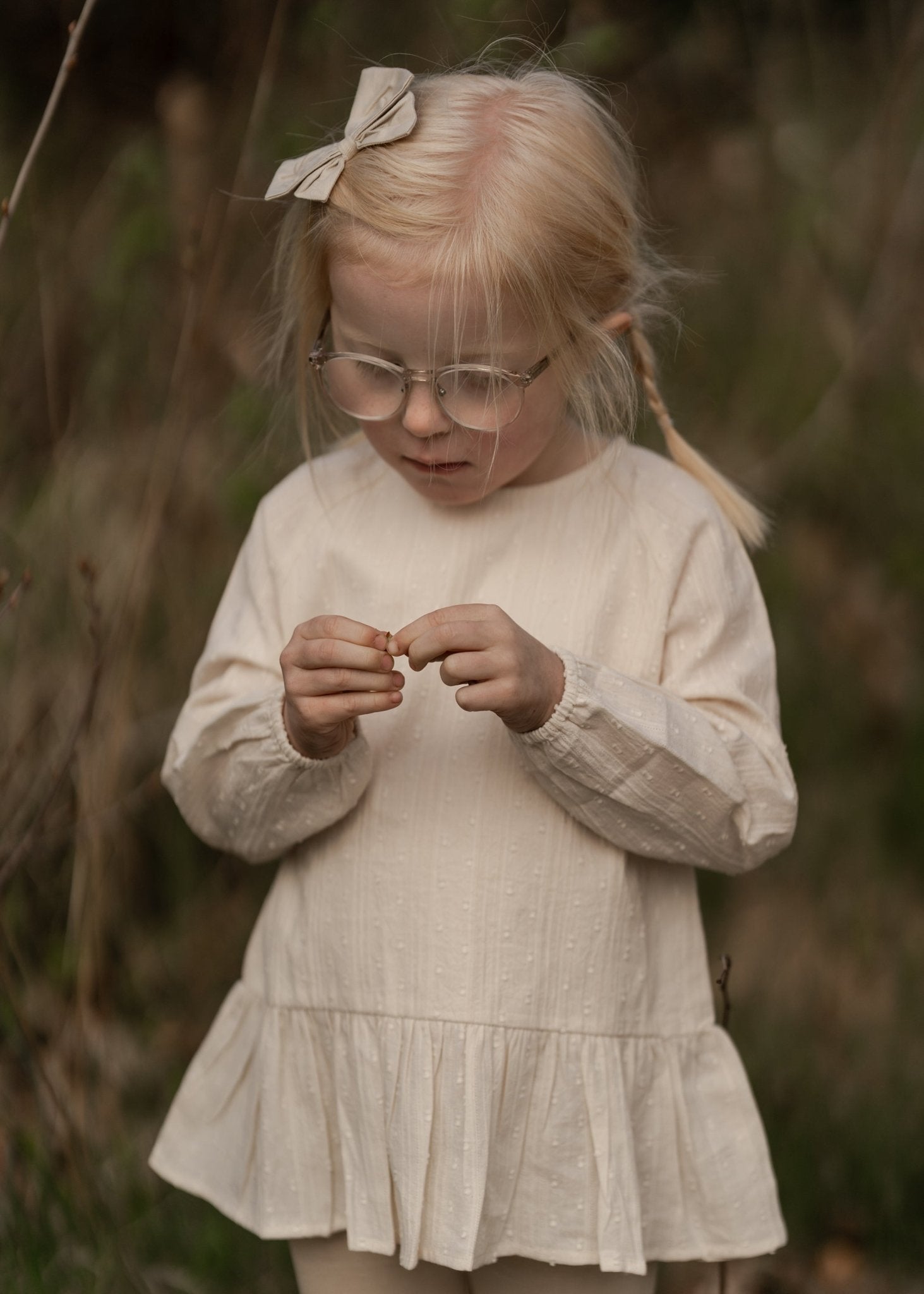 Hanevild Birgit bluse - til piger Blouses Cream