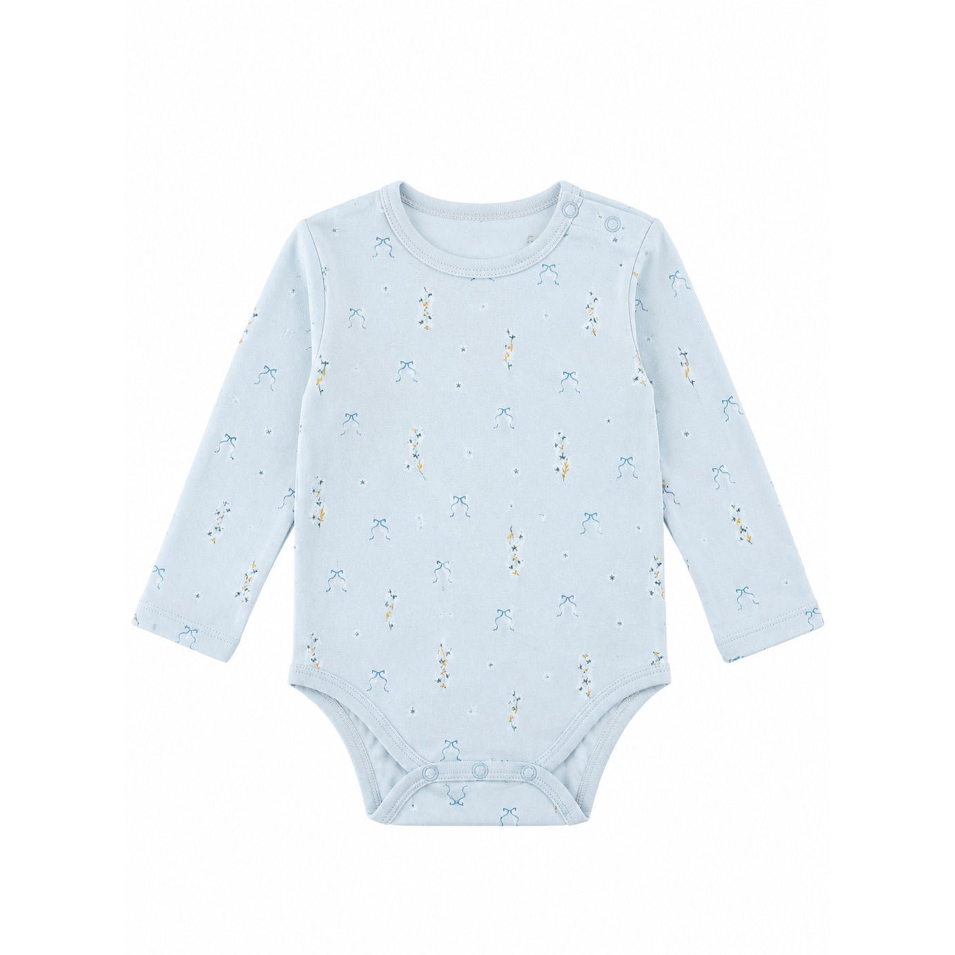 Blue flower bodystocking - Baby blue - Hanevild