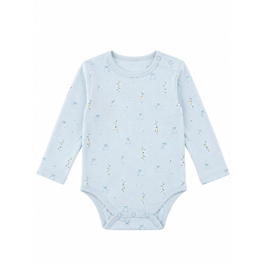 Blue flower bodystocking - Baby blue - Hanevild