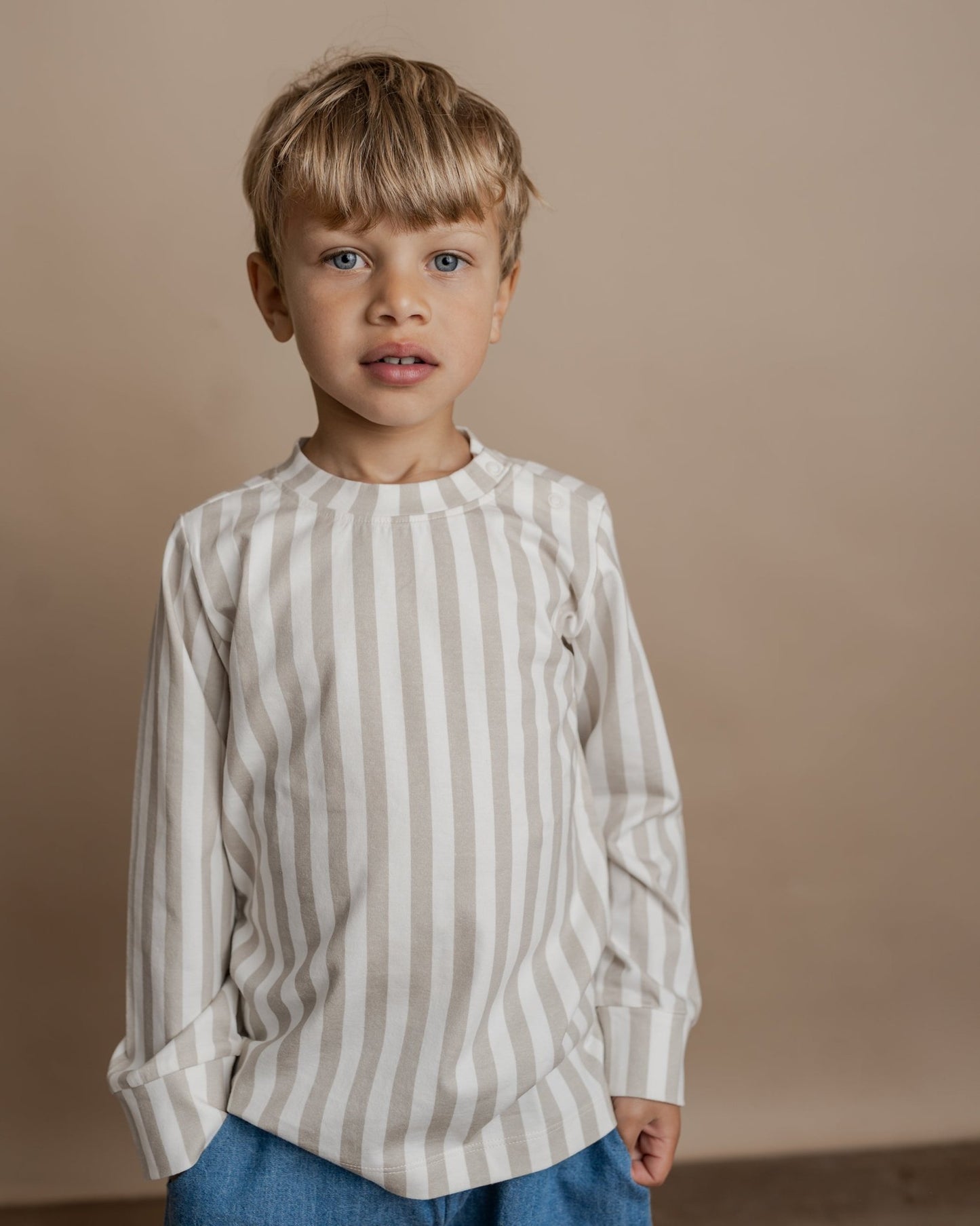 Bluse, dreng - Summer sand - Hanevild