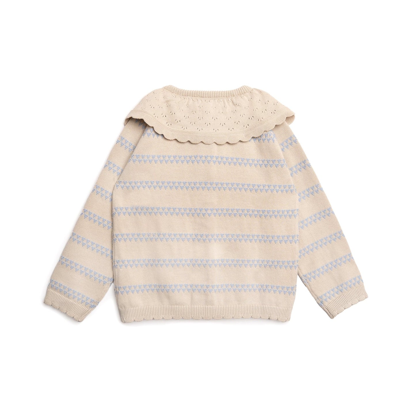 cardigan med hjerter - Kentucky blue - Hanevild