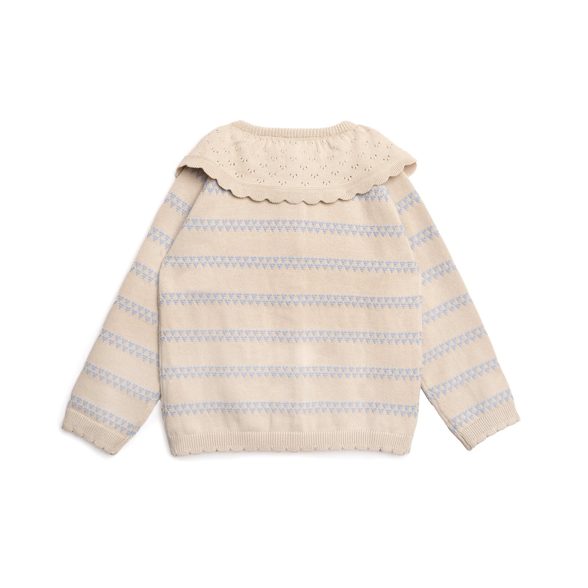cardigan med hjerter - Kentucky blue - Hanevild